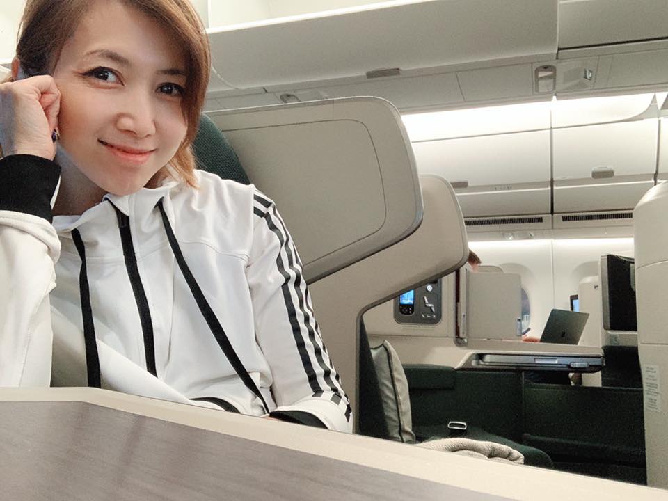 廖家儀返台主持，也相當關心最近的娛樂話題。（翻攝自廖家儀的粉絲團）