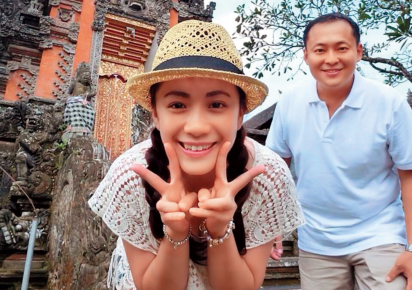 柯以柔（左）與郭宗坤（右）離婚官司糾纏近2年，如今終於獲勝。（翻攝自郭宗坤臉書）