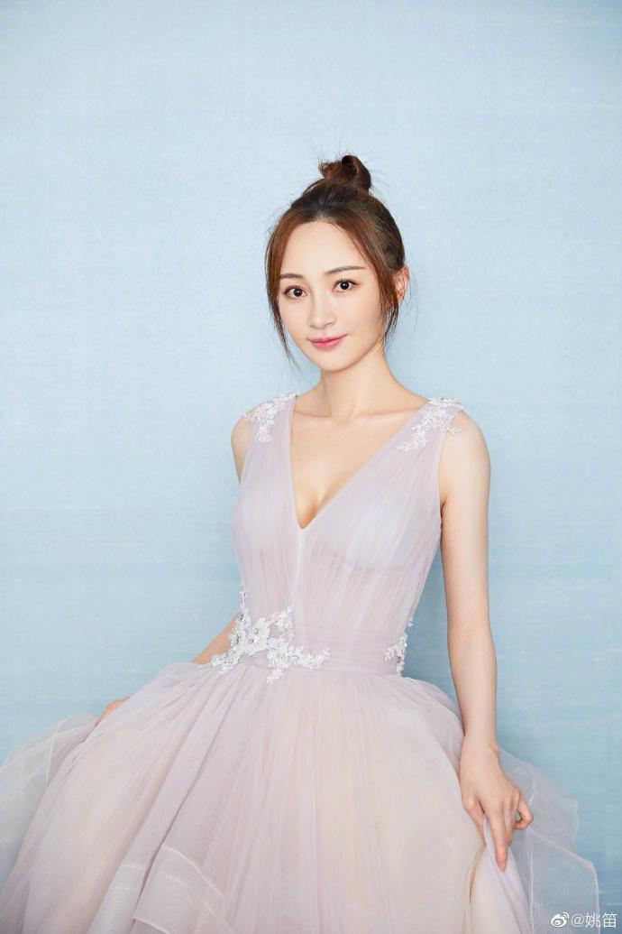 姚笛和已婚文章的婚外情曝光後,神隱多時,之後再度現身時爆瘦一圈。(翻攝自姚笛微博)