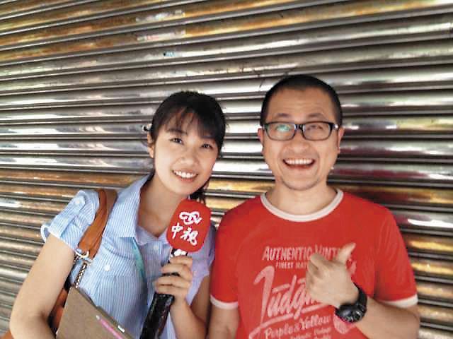周亭羽原本是中視主播,因與九把刀上摩鐵、介入他與小內戀情,而形象大傷。(翻攝自九把刀臉書)