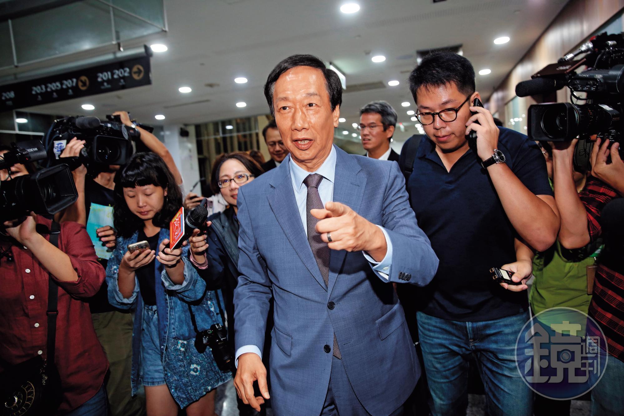郭台銘賣掉廣州廠,和他是否參選總統的幾個時間點巧合,引起業界討論。