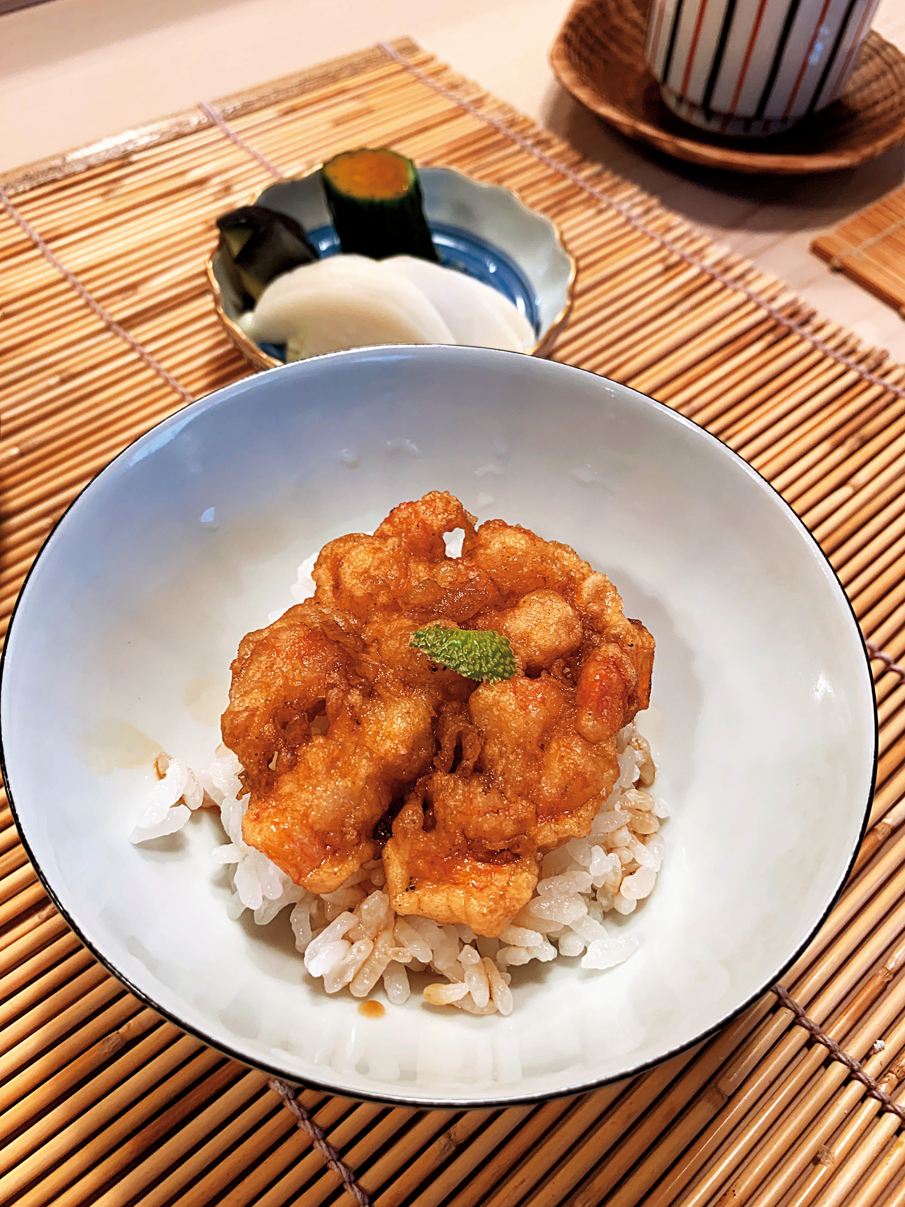 最後的主食可選天丼、茶天、炸什錦海鮮與白飯，保證滿足。