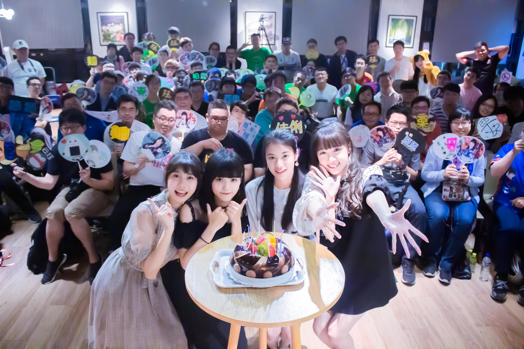 AKB48 Team TP在77 O MY GOD文創中心舉辦9月至11月的團員生日會。(好言娛樂提供)