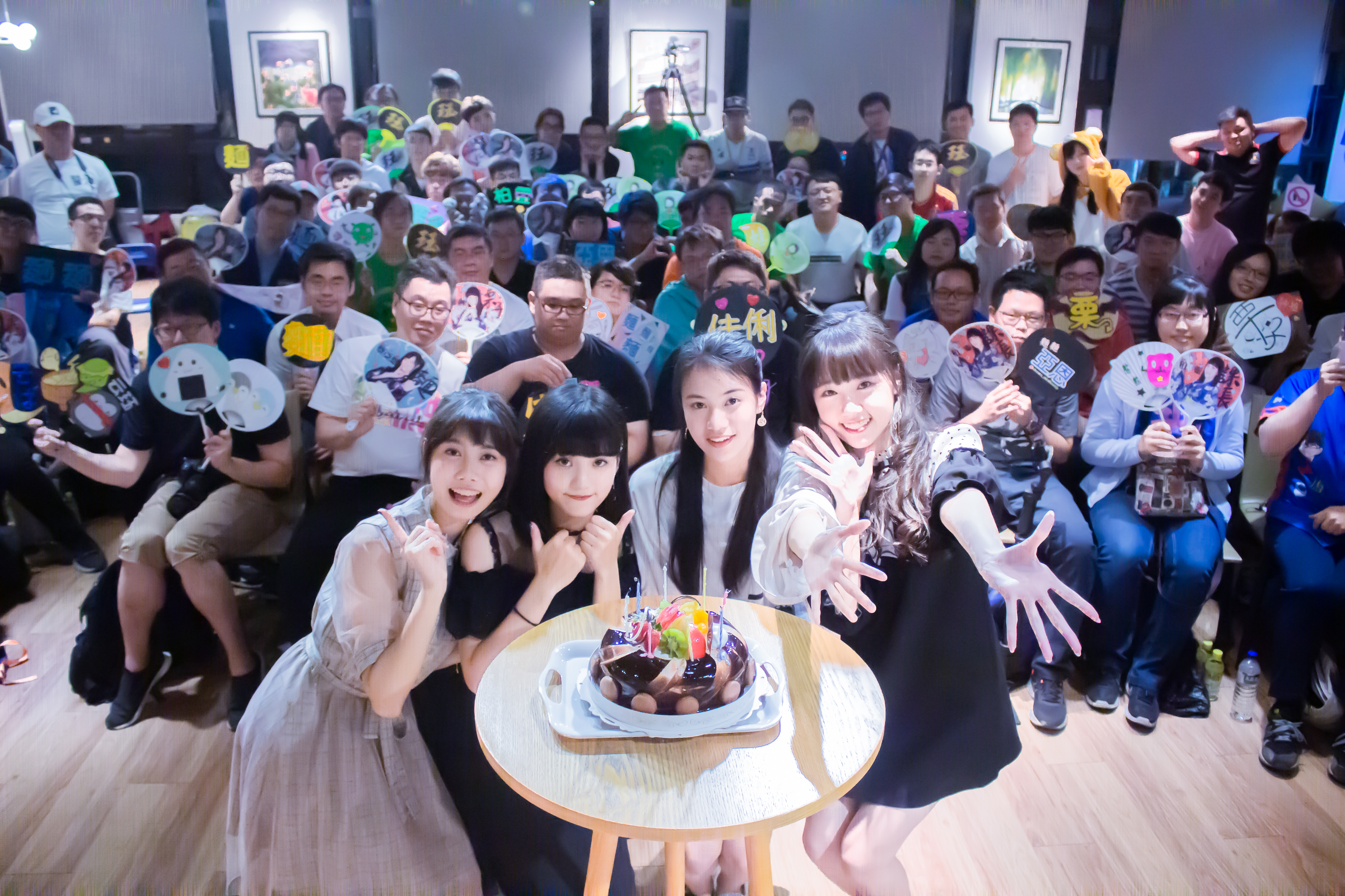 AKB48 Team TP在77 O MY GOD文創中心舉辦9月至11月的團員生日會。（好言娛樂提供）