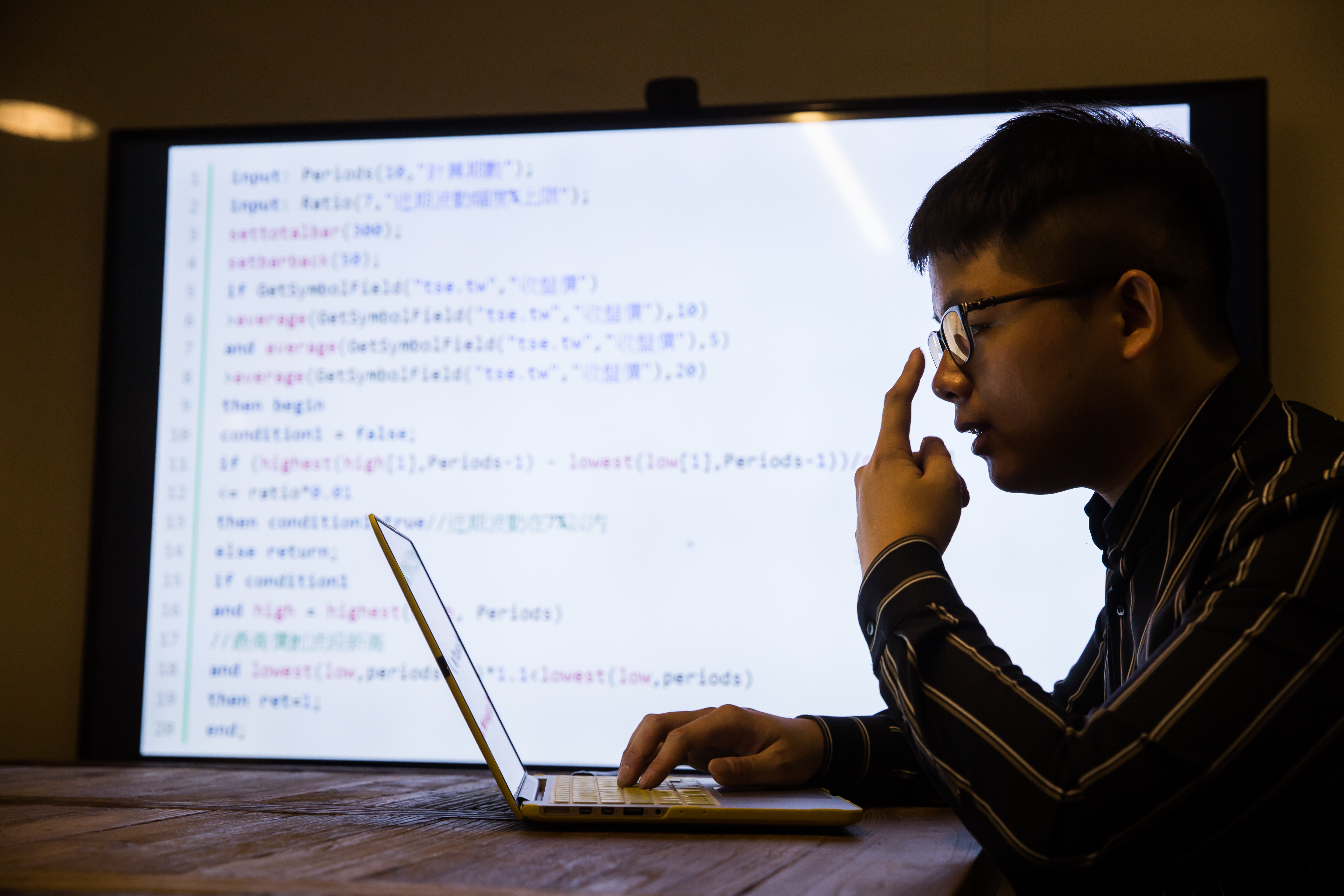 丹尼爾第1次買股就賠錢，從此嚴格控管資金，尤其市場震盪時，力守賺3%賣一半策略。