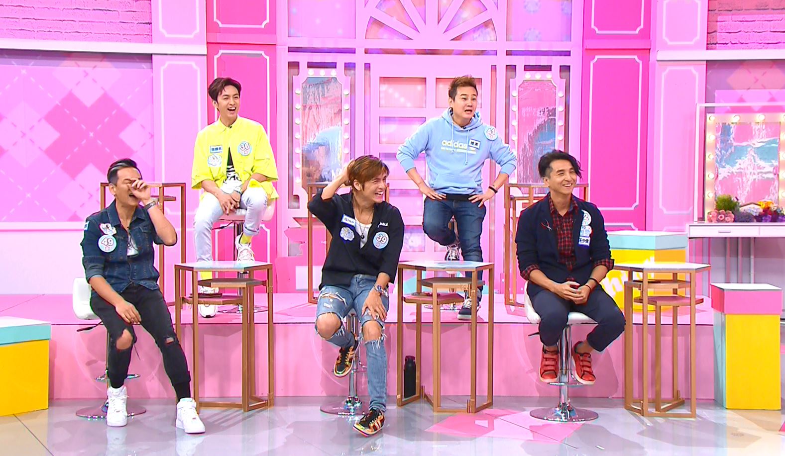 《女人我最大》邀請王少偉、張雁名來分享「這些帥氣大叔怎麼都未婚」。（TVBS歡樂台）