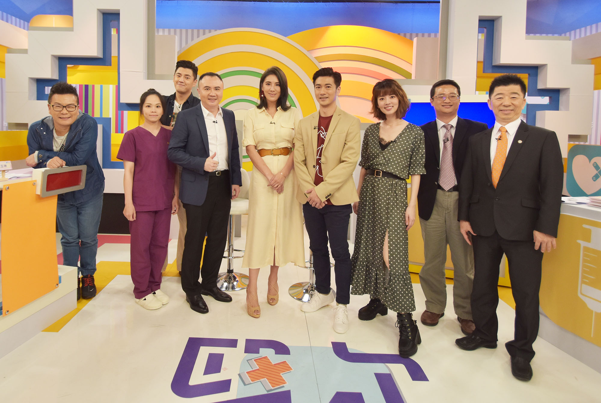  藝人阿布日前上緯來《醫次搞定》分享自己有遺傳性的靜脈曲張。（緯來提供）