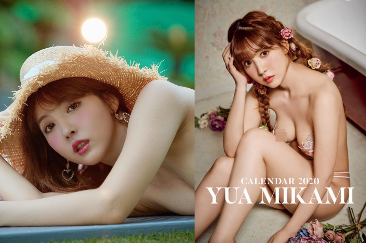 三上悠亞2020年曆推出即登上暢銷榜前幾名。（翻攝自三上悠亞IG/推特）