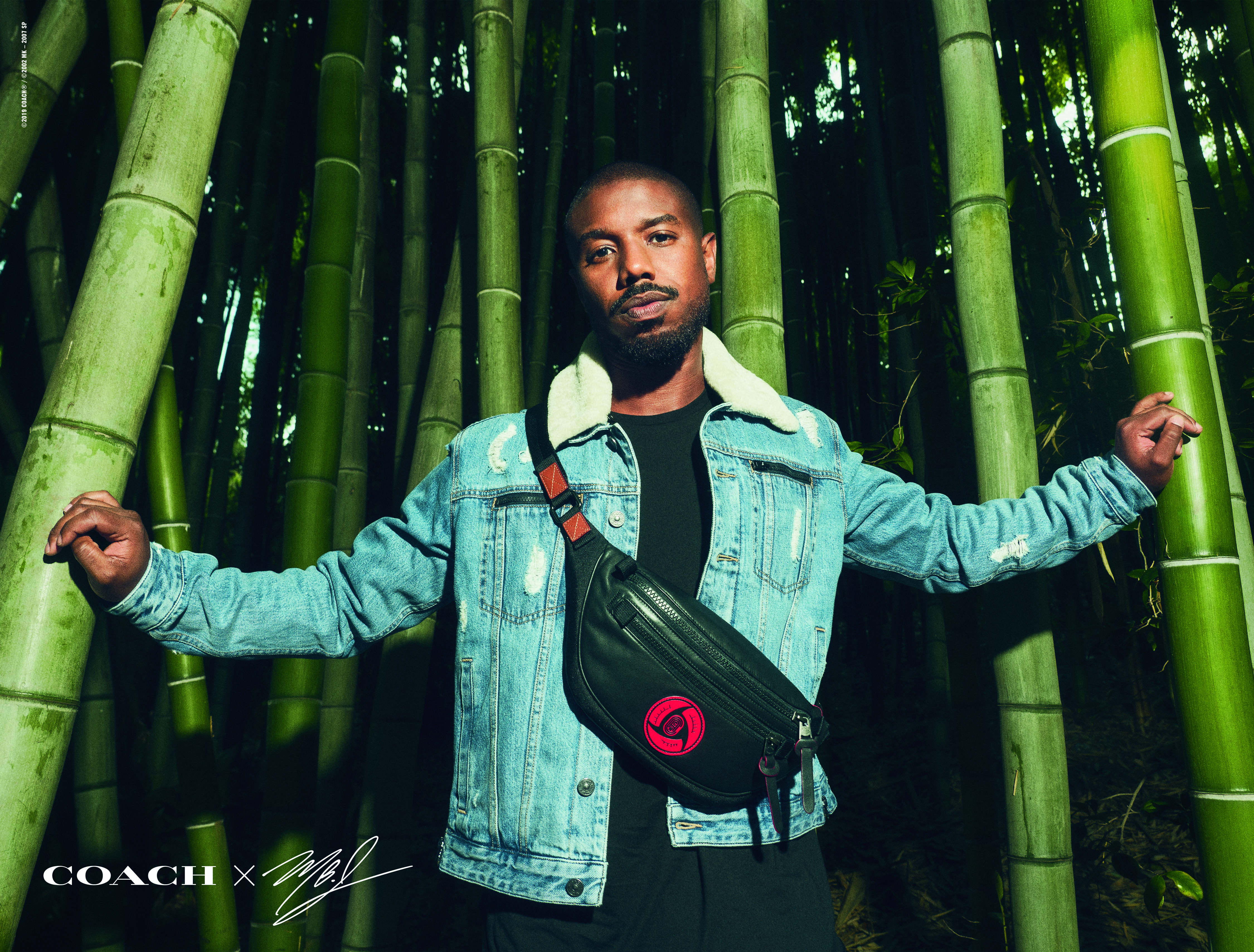 Micheael B. Jorden拍攝的COACH x MBJ形象廣告。（COACH提供）
