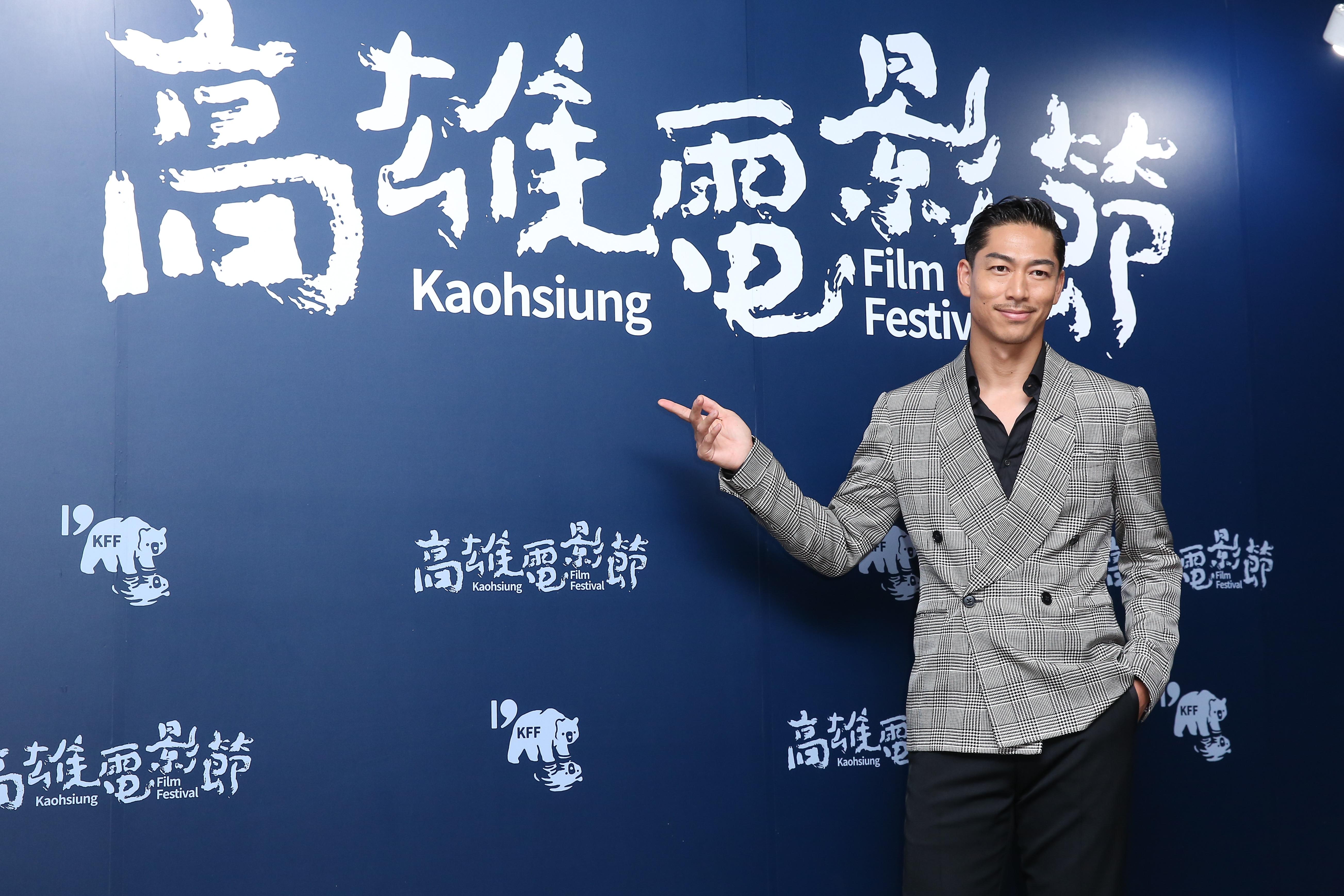 Akira特別參加高雄電影節開幕活動站台支持。 