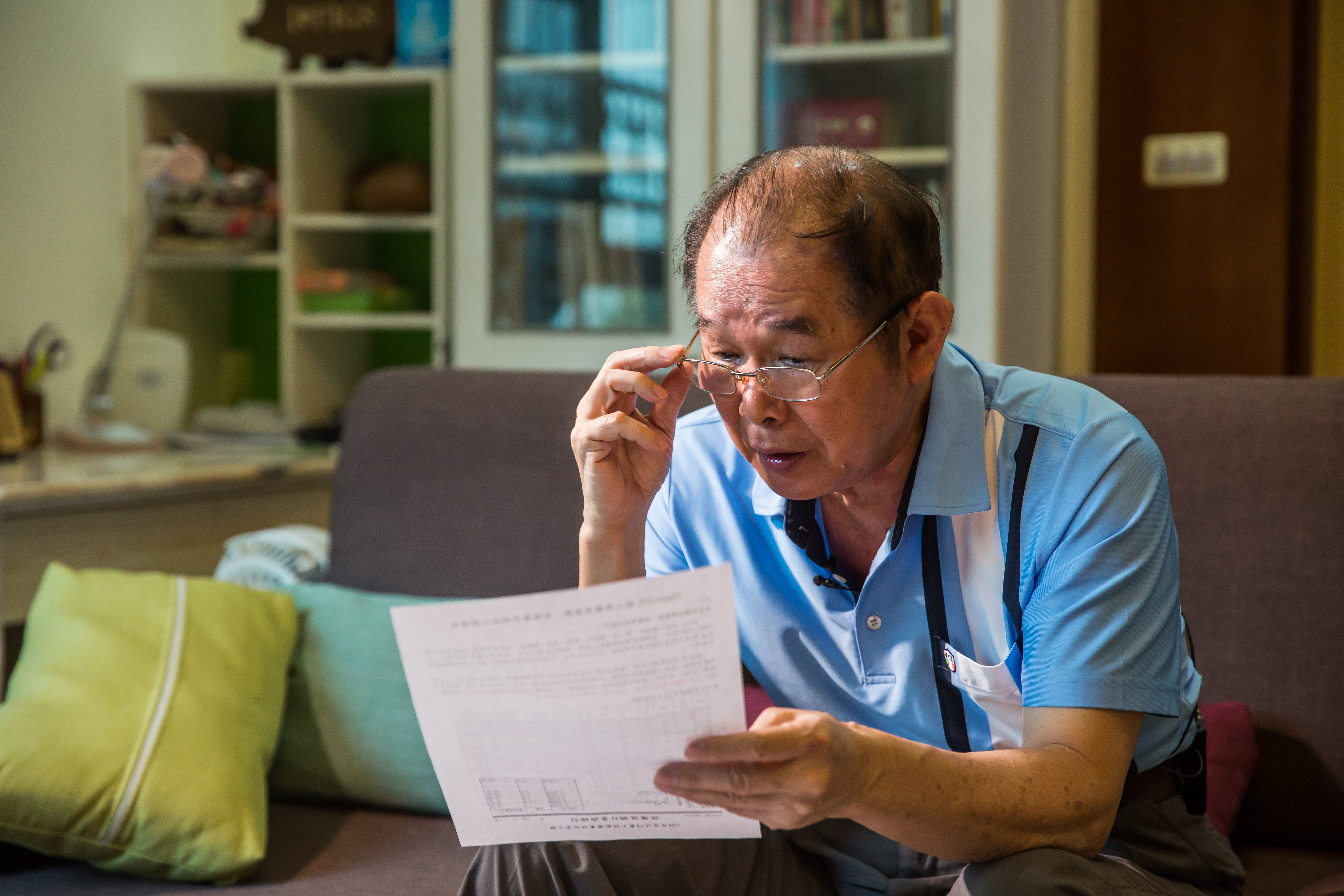 股素人做人乾脆俐落，直接拿出帳戶資料說明他的投資。