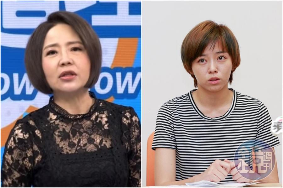 節目《什麼道理》中探討「馬王戀」話題，于美人分析通常打官司只有2個目的：「第一個出一口氣，第二個打錢」。（左圖翻攝自東風衛視YouTube頻道、右圖為資料照）