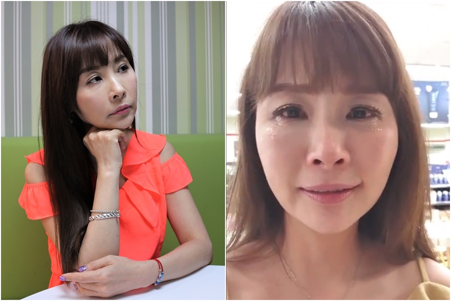 名嘴許聖梅因為支持韓國瑜慘遭電視台封殺，日前她透露看著很多人靠黑韓賺錢，自己多少有些羨慕。（翻攝自許聖梅臉書）