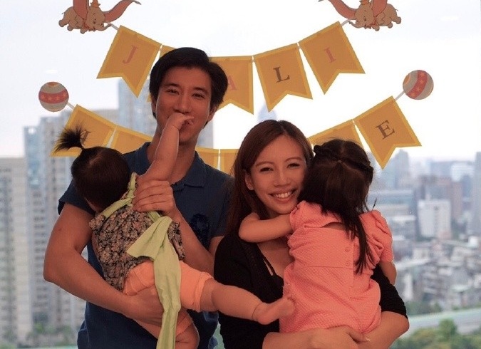  王力宏與李靚蕾結婚5年多，兩人感情相當緊密。（翻攝自李靚蕾微博）