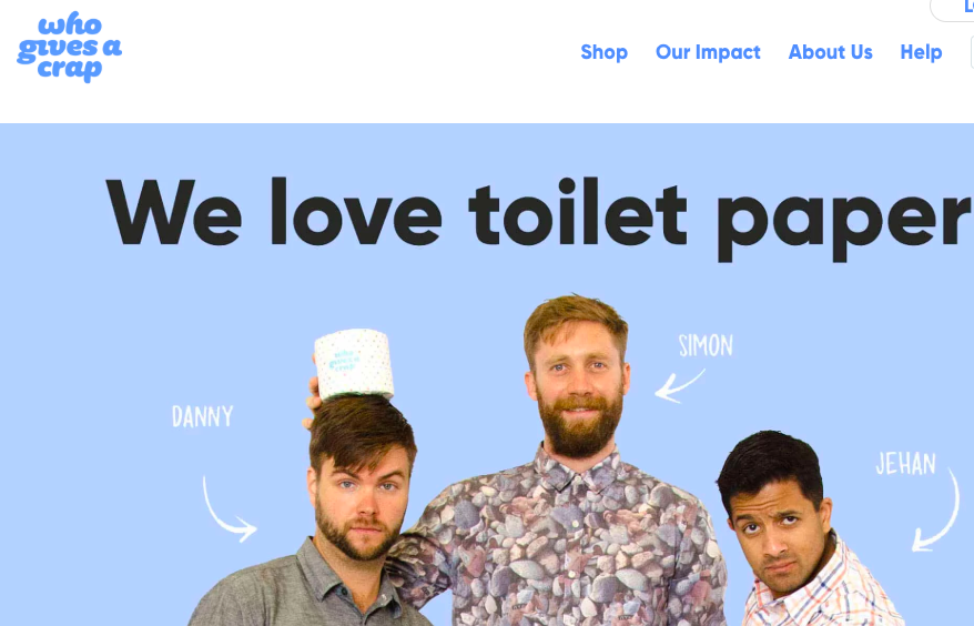 Who Gives a Crap是澳洲新創團隊成立的社會企業。（東方IC）