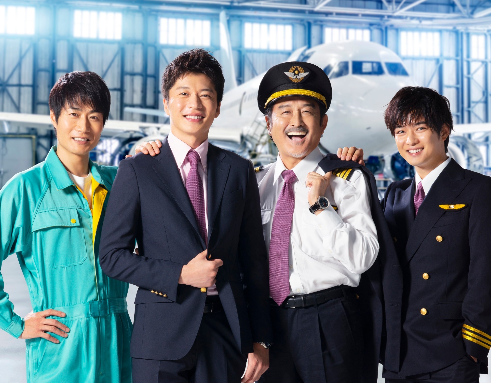 日劇《大叔之愛2》讓原班人馬全部回歸，但故事背景從房地產公司變成航空公司。（Netflix提供）
