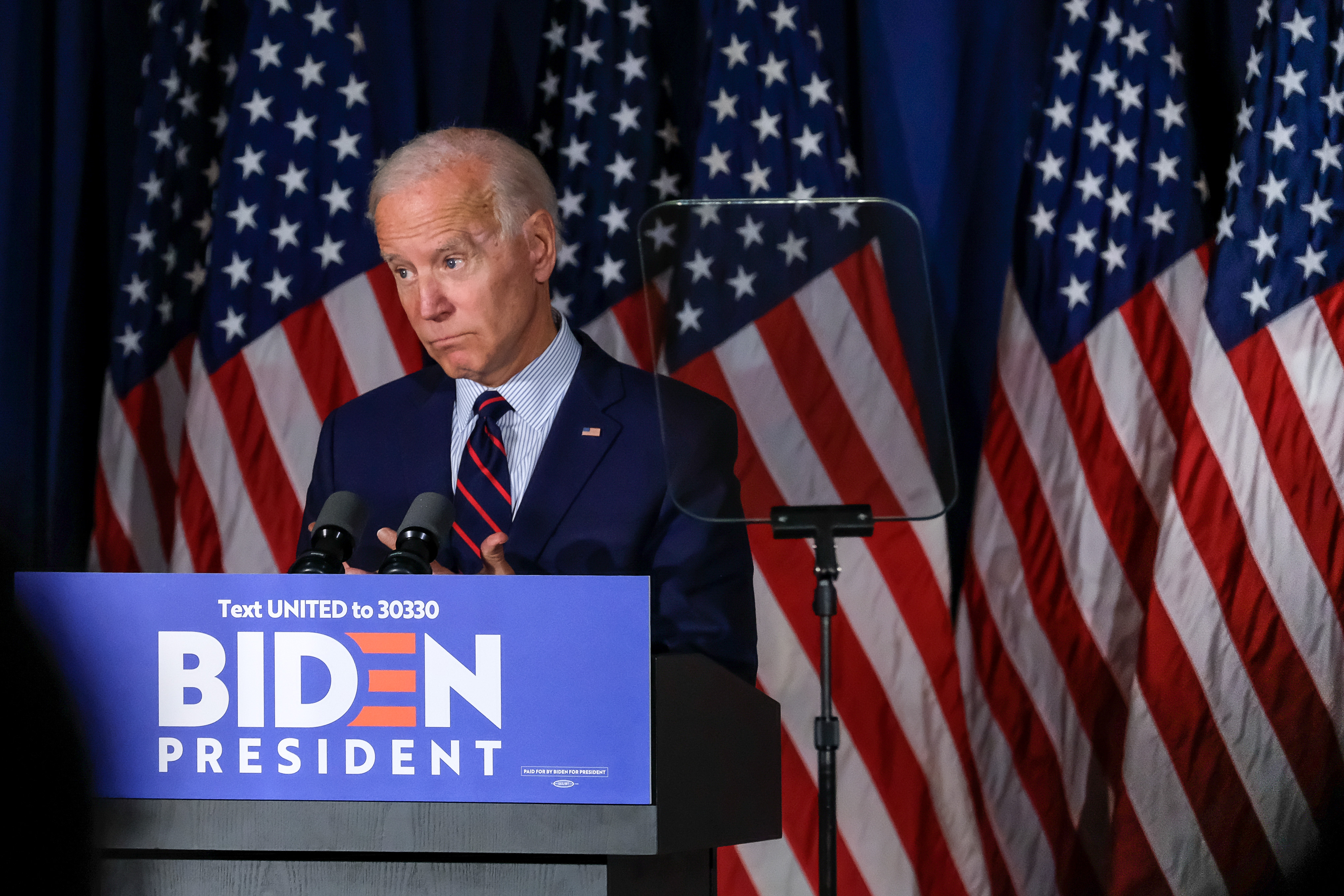 美國民主黨總統參選人拜登要求臉書撤下川普不實廣告遭拒掀起爭議。（東方IC）