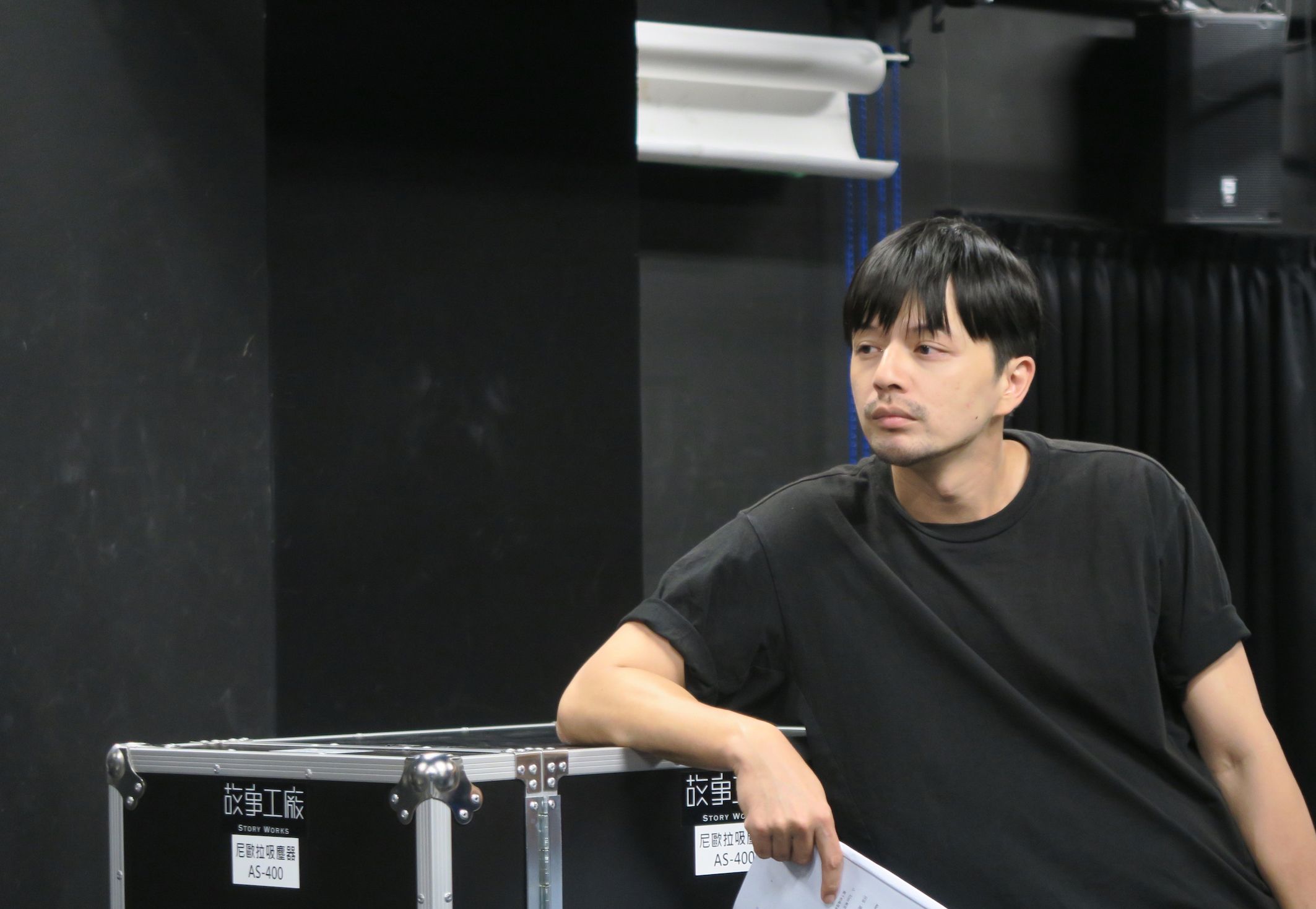 江常輝目前正緊鑼密鼓排戲中。（故事工廠提供）