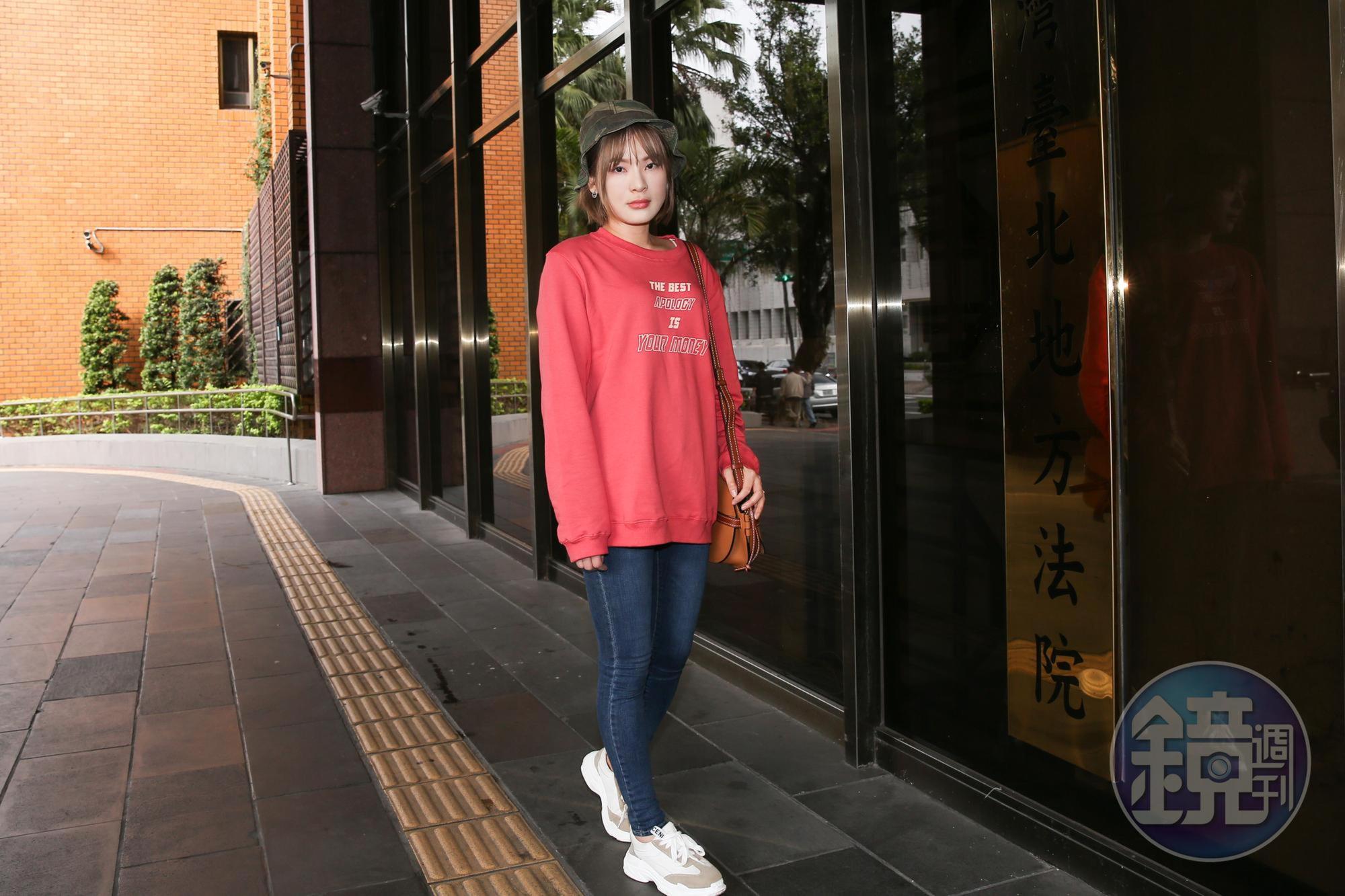 網紅陳沂被國防部提告，確定不起訴。圖為陳沂先前出庭時畫面。