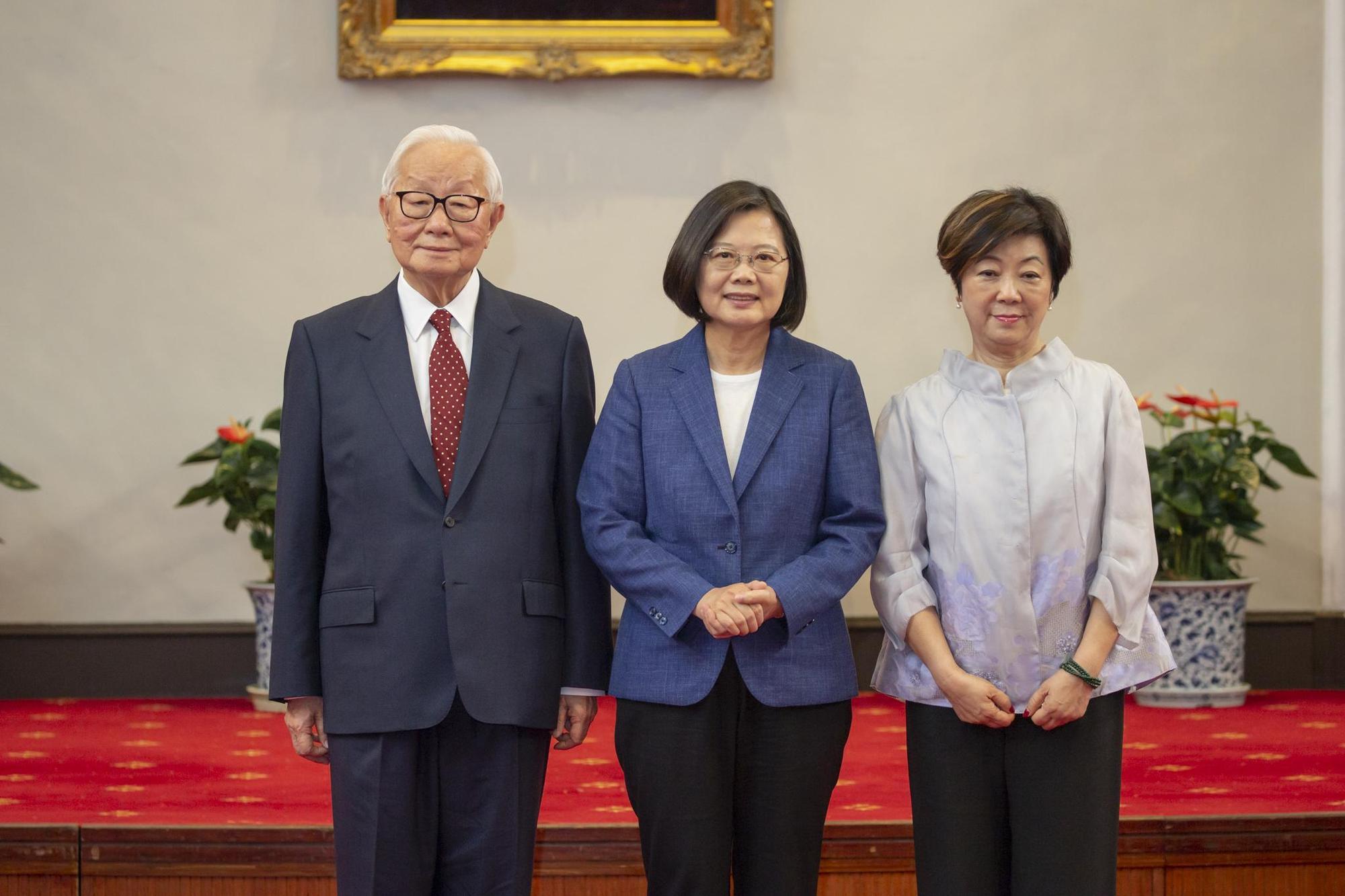總統府宣布台積電創辦人張忠謀再次出任APEC領袖代表，也是張忠謀第3度代表出席APEC領袖會議。（翻攝總統府flickr） 