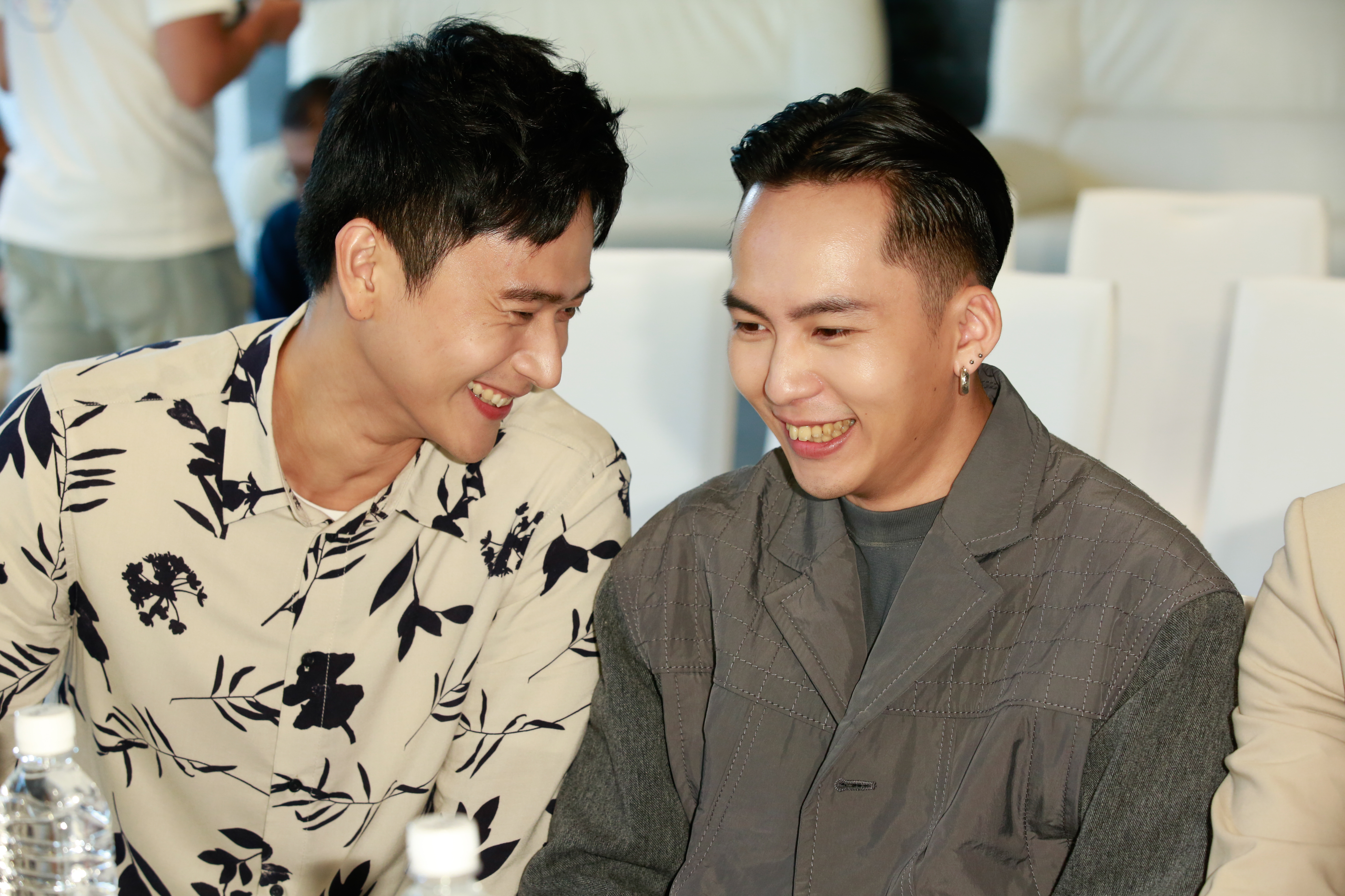 劉冠廷（左）和巫建和因合作《陽光普照》，分別入圍金馬獎男配角和男主角。