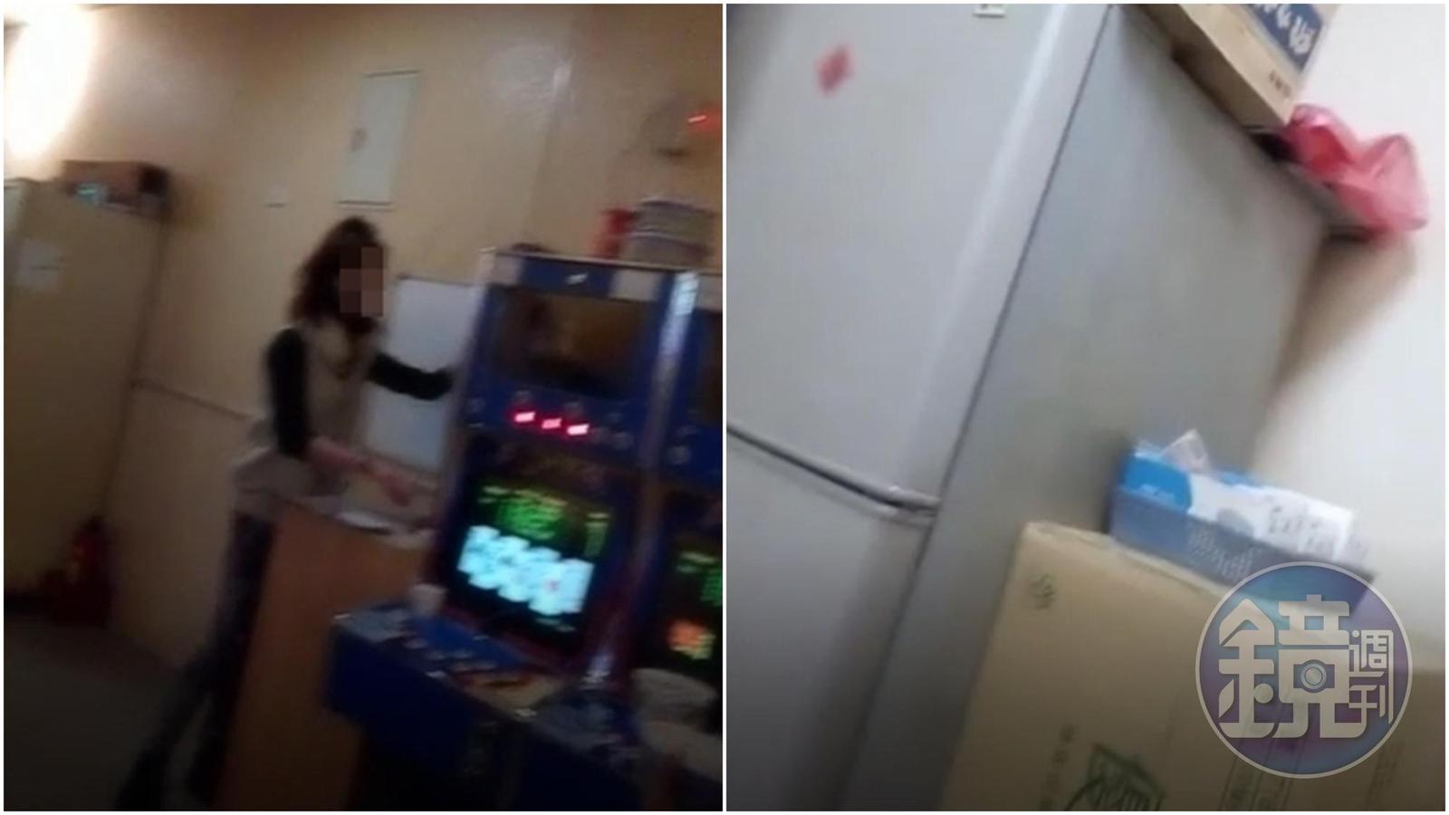 該間電子遊藝場內有多名開分員，隨時在一旁服務賭客。