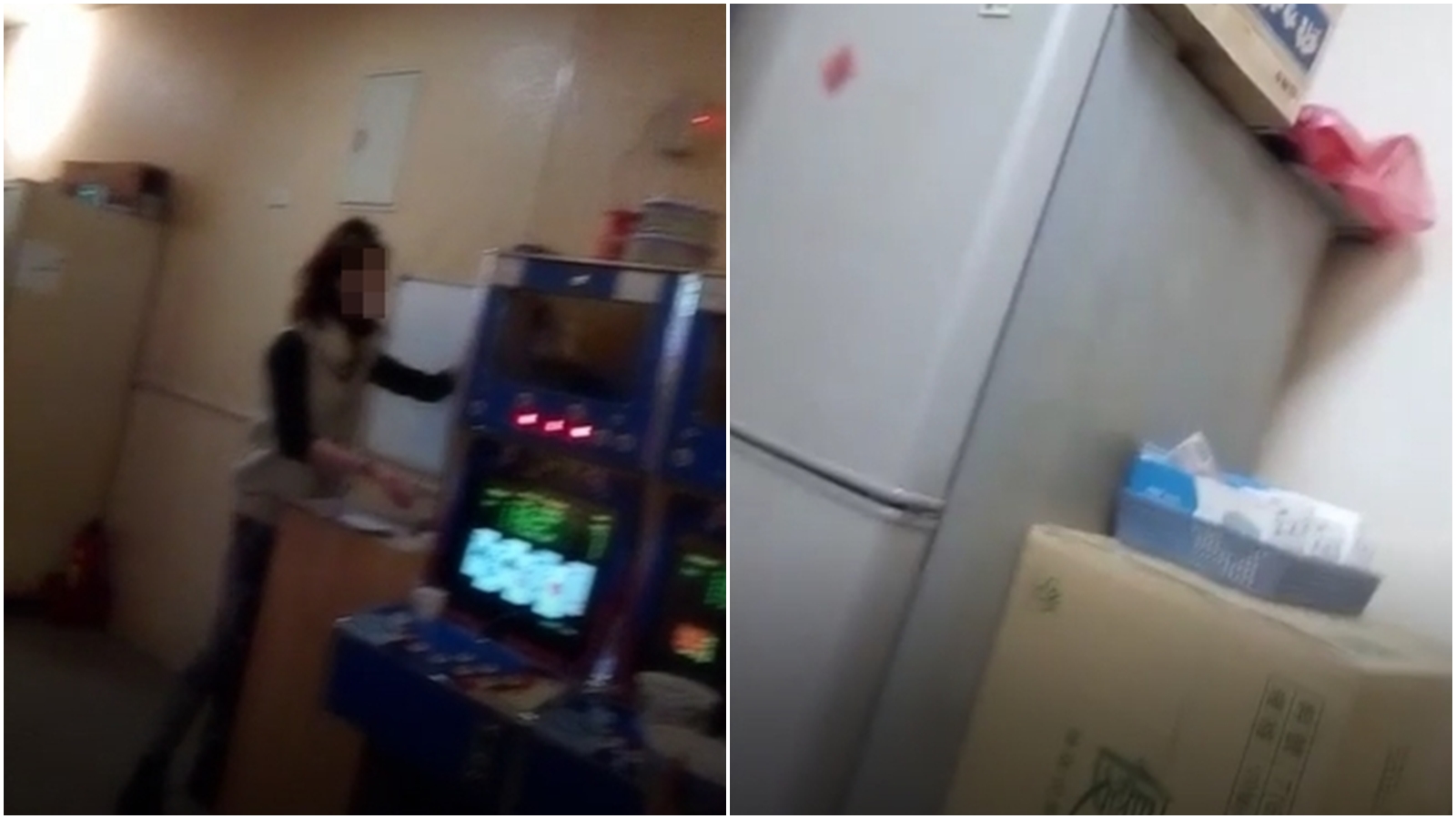 該間電子遊藝場內有多名開分員，隨時在一旁服務賭客。