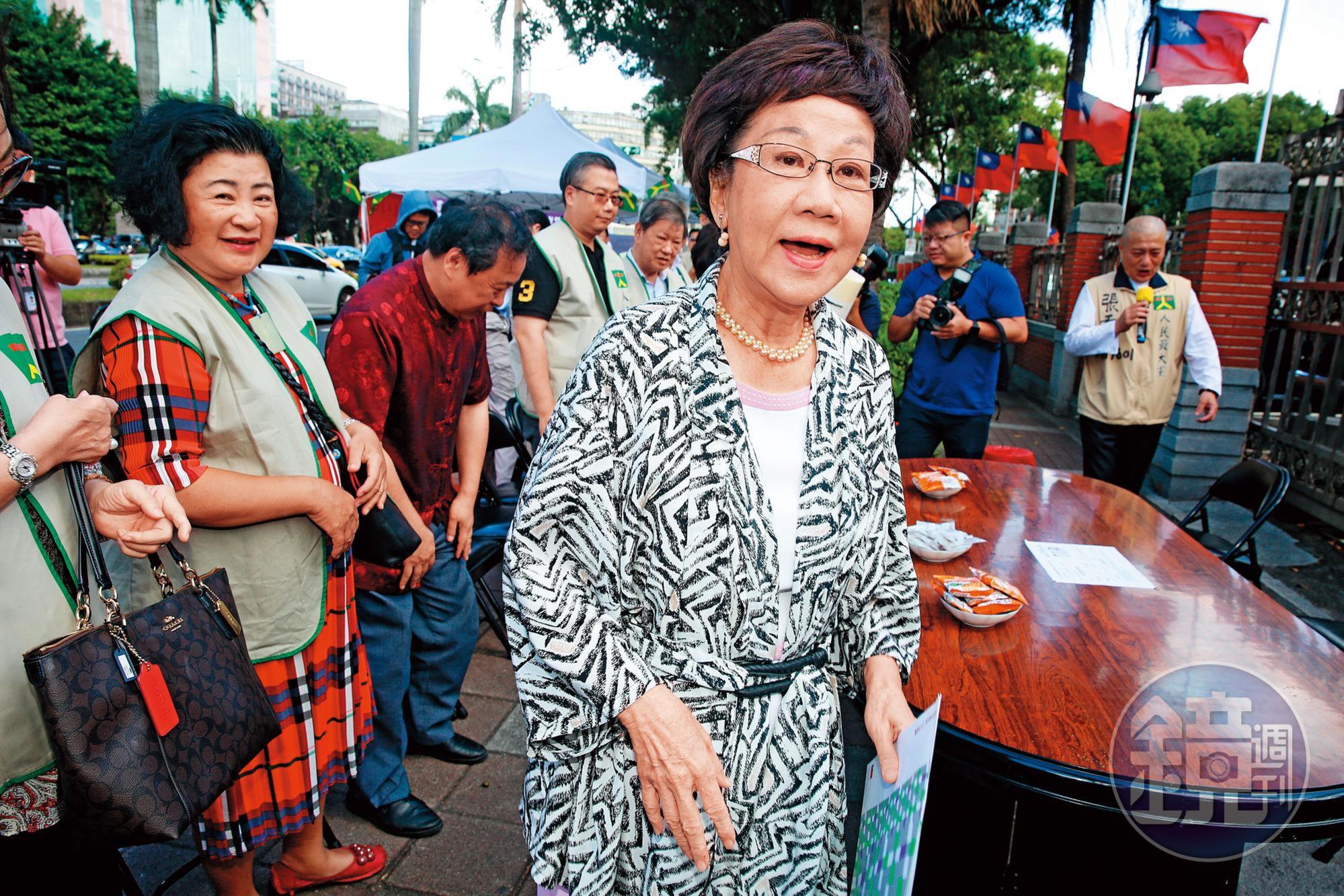 前副總統呂秀蓮若在11月2日前跨過連署門檻，對蔡英文選情可能造成衝擊。