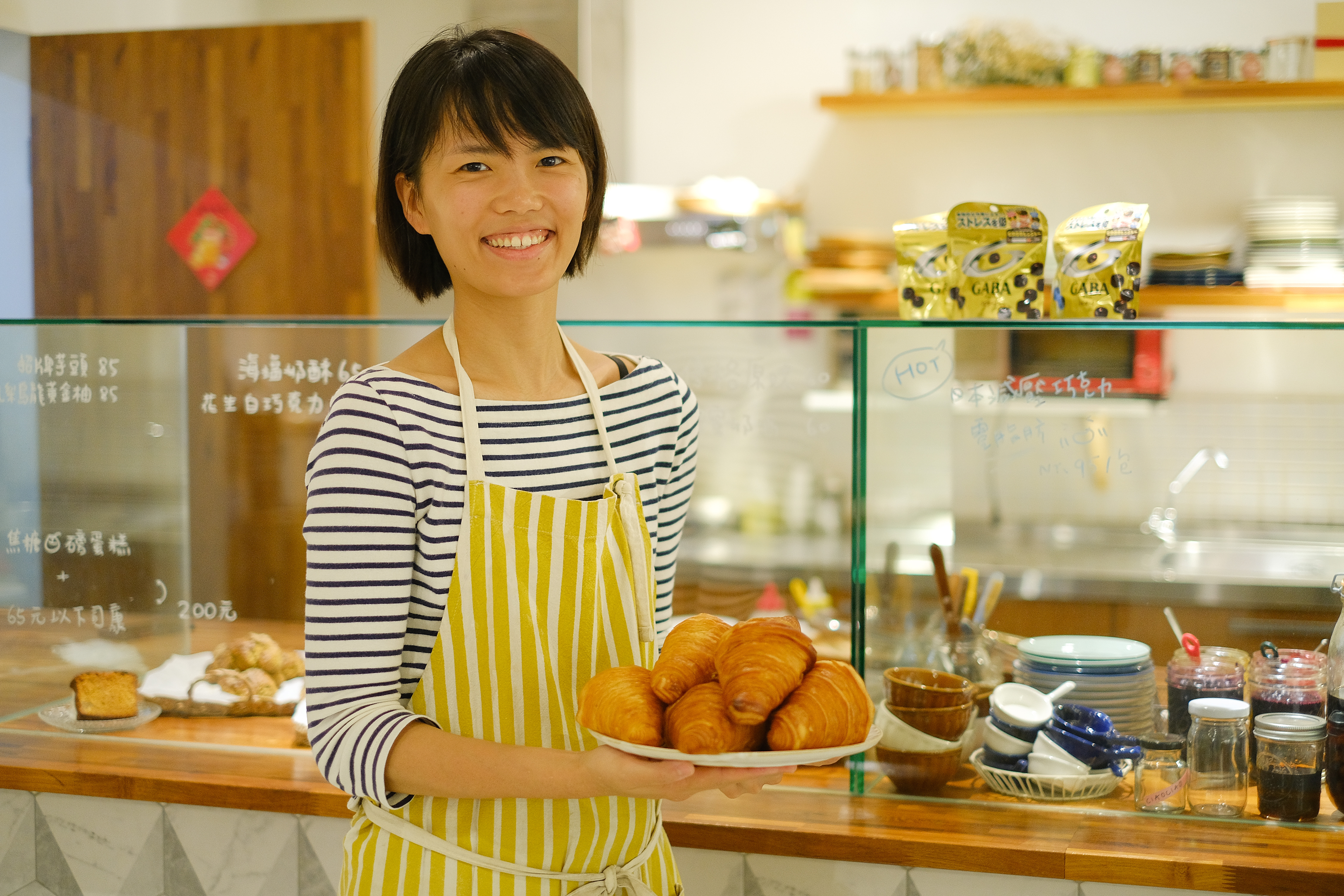 店長Cindy調整出台灣人會比較喜歡的司康口感。