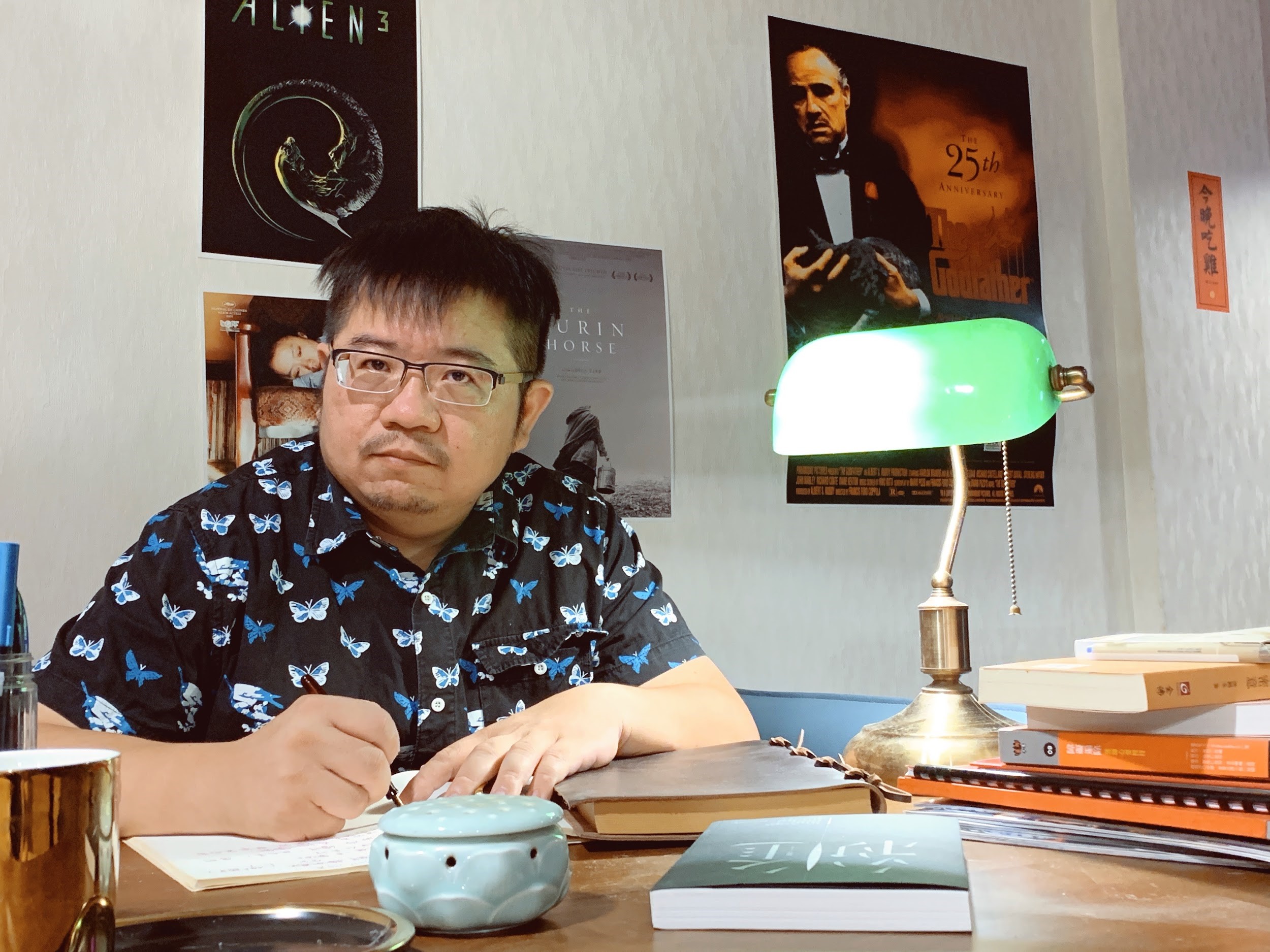 鏡文學編劇統籌張耀升為《陽光普照》編劇過程中進行許多訪問。（張耀升提供）