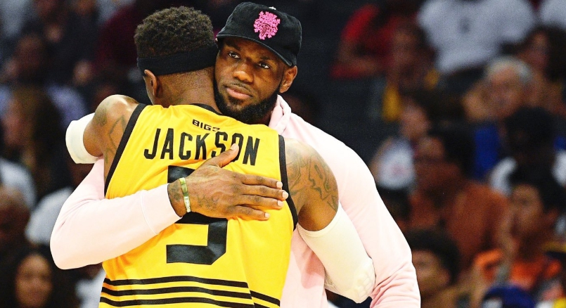 洛杉磯湖人隊當家球星詹姆斯（右）公開指責莫雷「不了解狀況」。（翻攝LeBron James推特）