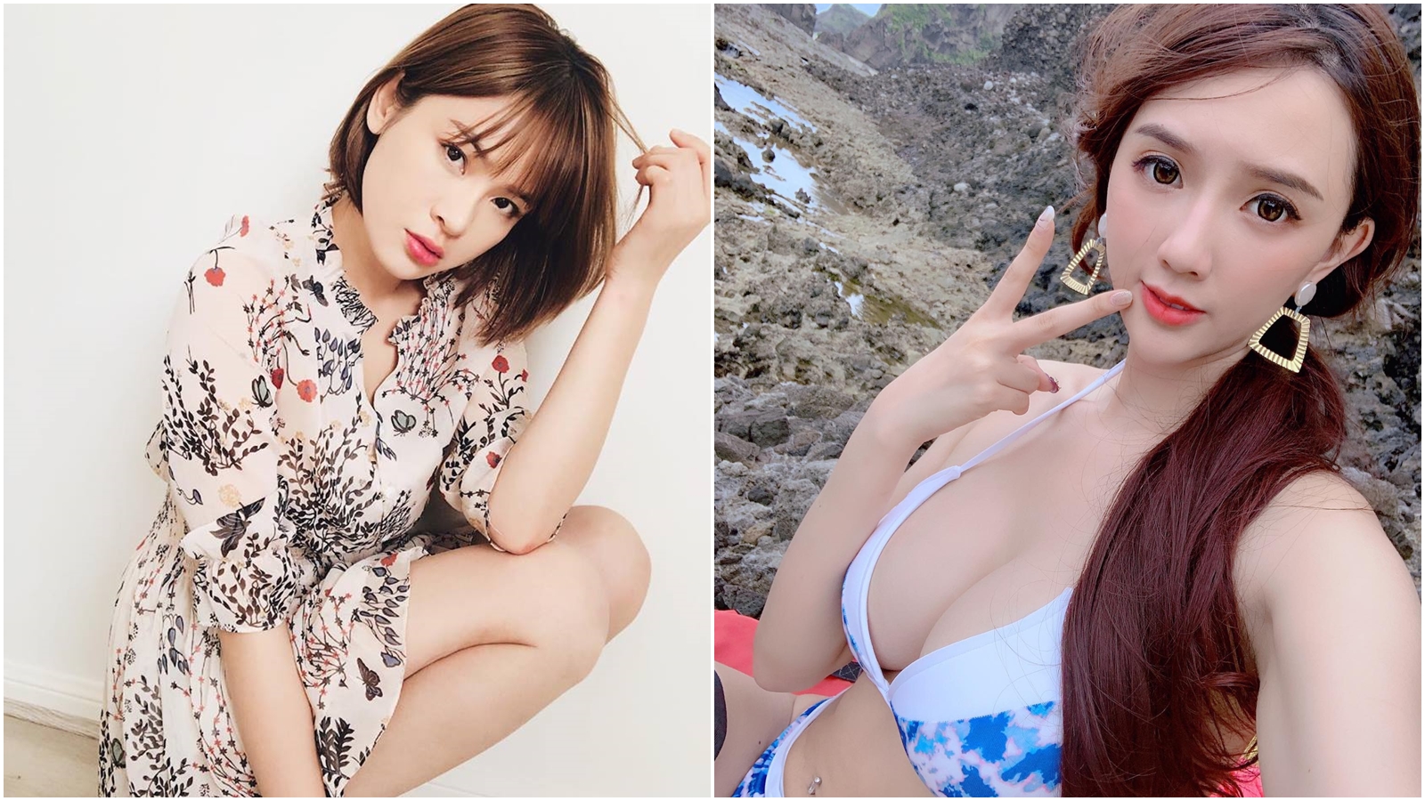 翁子涵高調做愛心，卻有媒體說她低調，令人傻眼。（合成圖，翻攝自翁子涵、陳沂臉書）