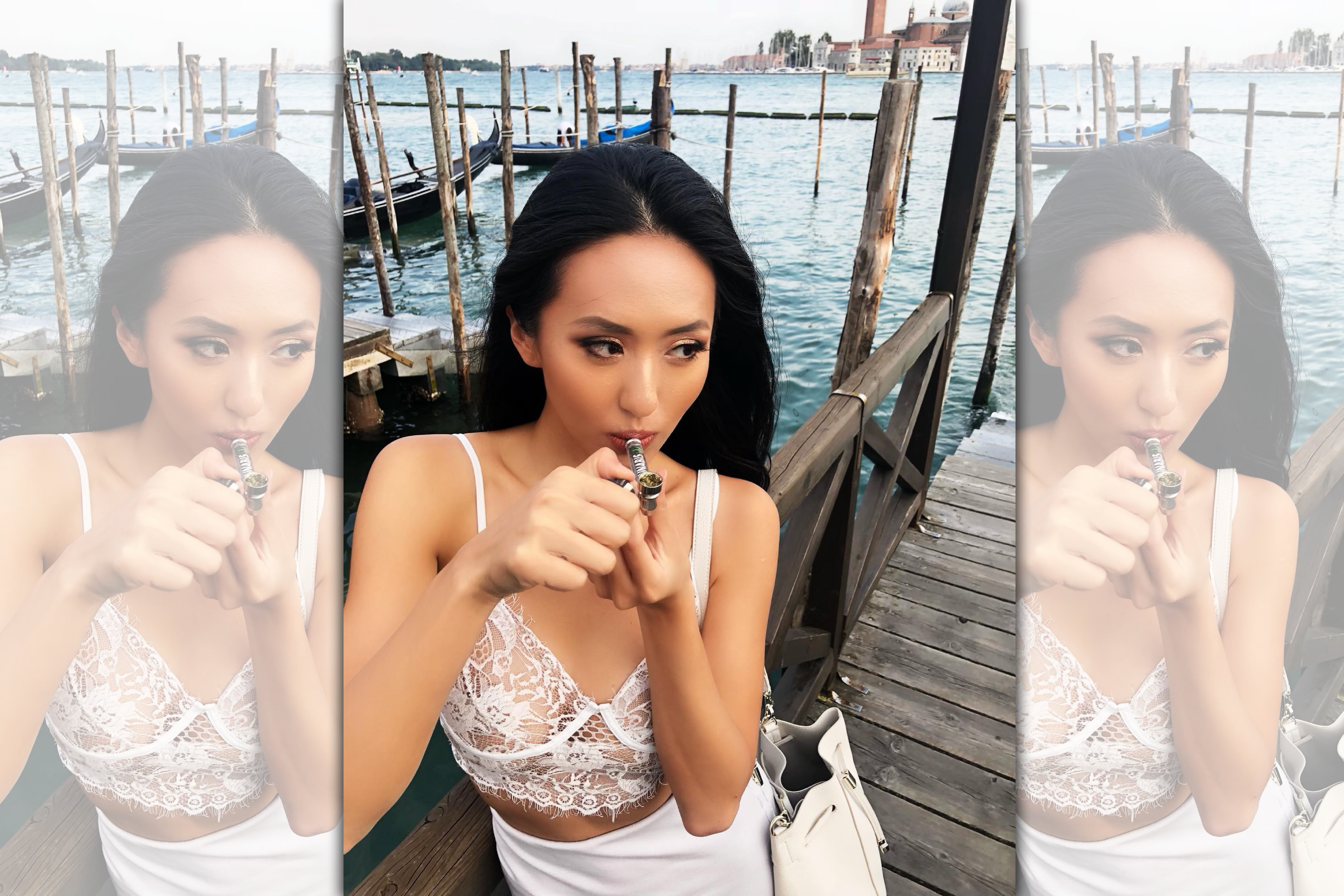 薔薔多次分享吸毒經驗，自封「反毒大使」。（翻攝自薔薔臉書）