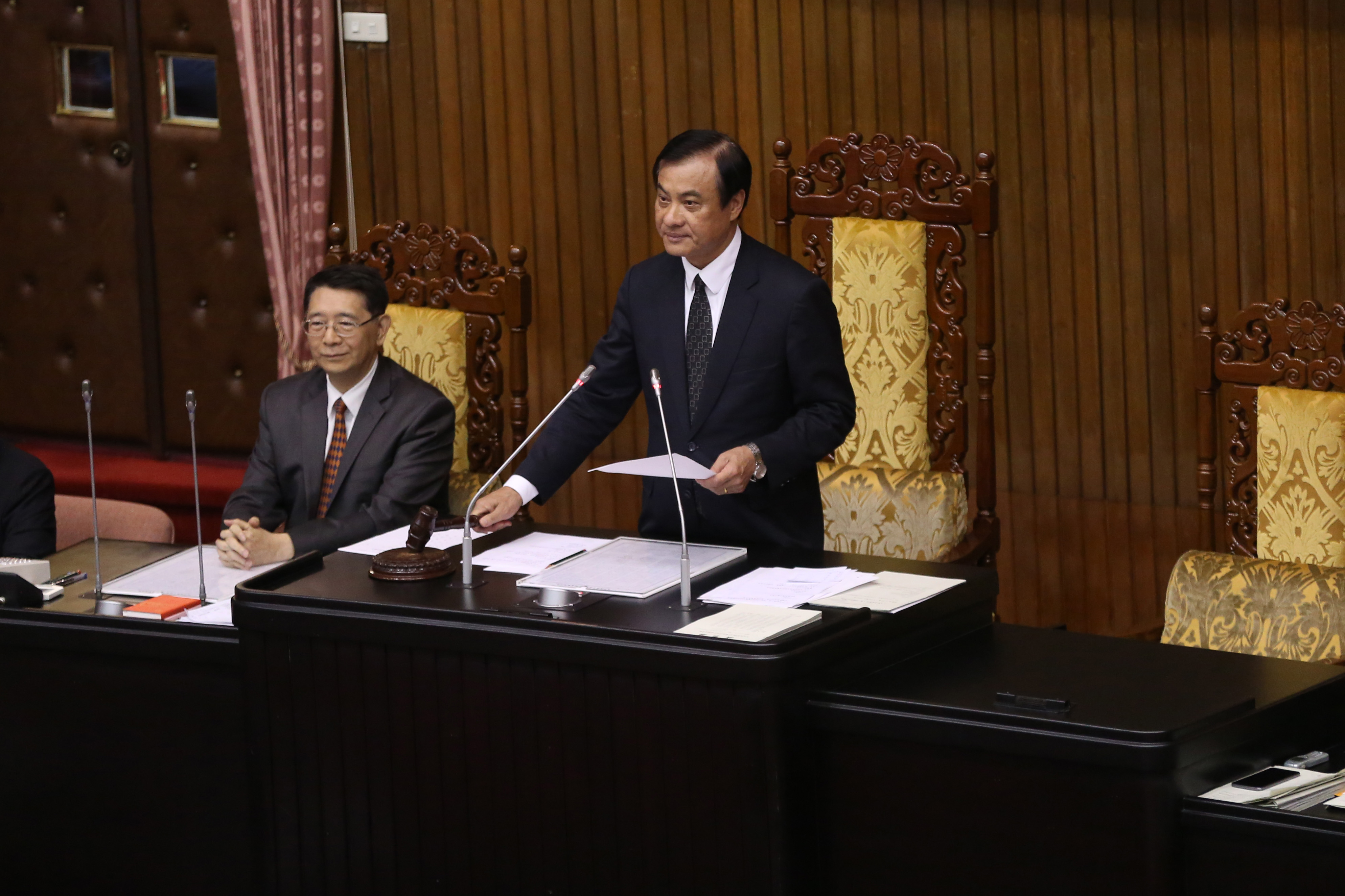 對此，蘇嘉全傍晚回應：「有關民進黨下屆不分區立委名單的提名，他完全尊重黨的提名機制。」
