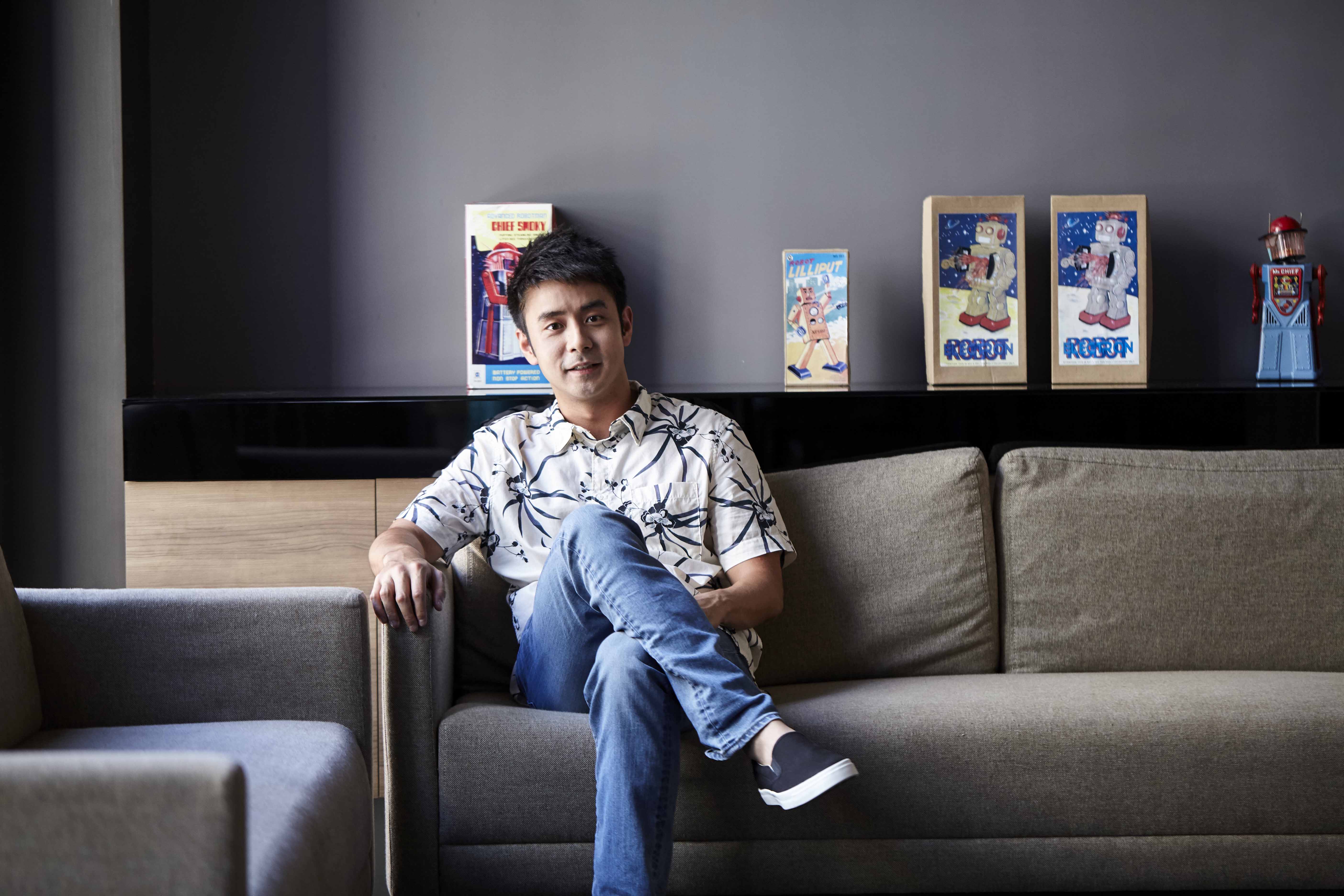 章立衡在《種菜女神》的逗趣表現，讓他獲得評審肯定。（歐銻銻娛樂提供）