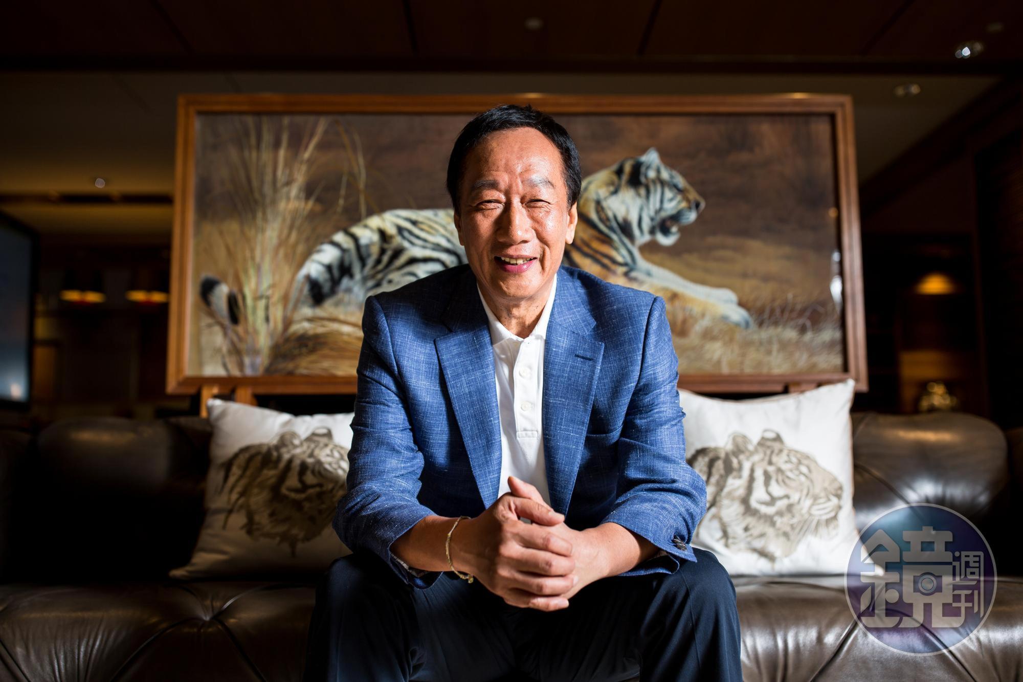 將滿70歲的郭台銘今晚提前慶生,選在米其林三星餐廳君品酒店頤宮舉辦暖壽宴。(本刊資料照)