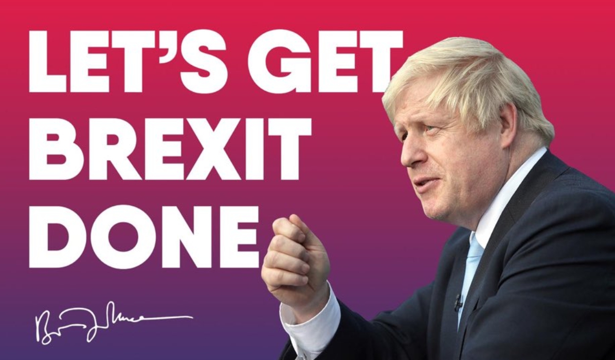 英國國會和首相仍對脫歐未有定論，民眾則對於該議題感到厭倦。（翻攝Boris Johnson推特）