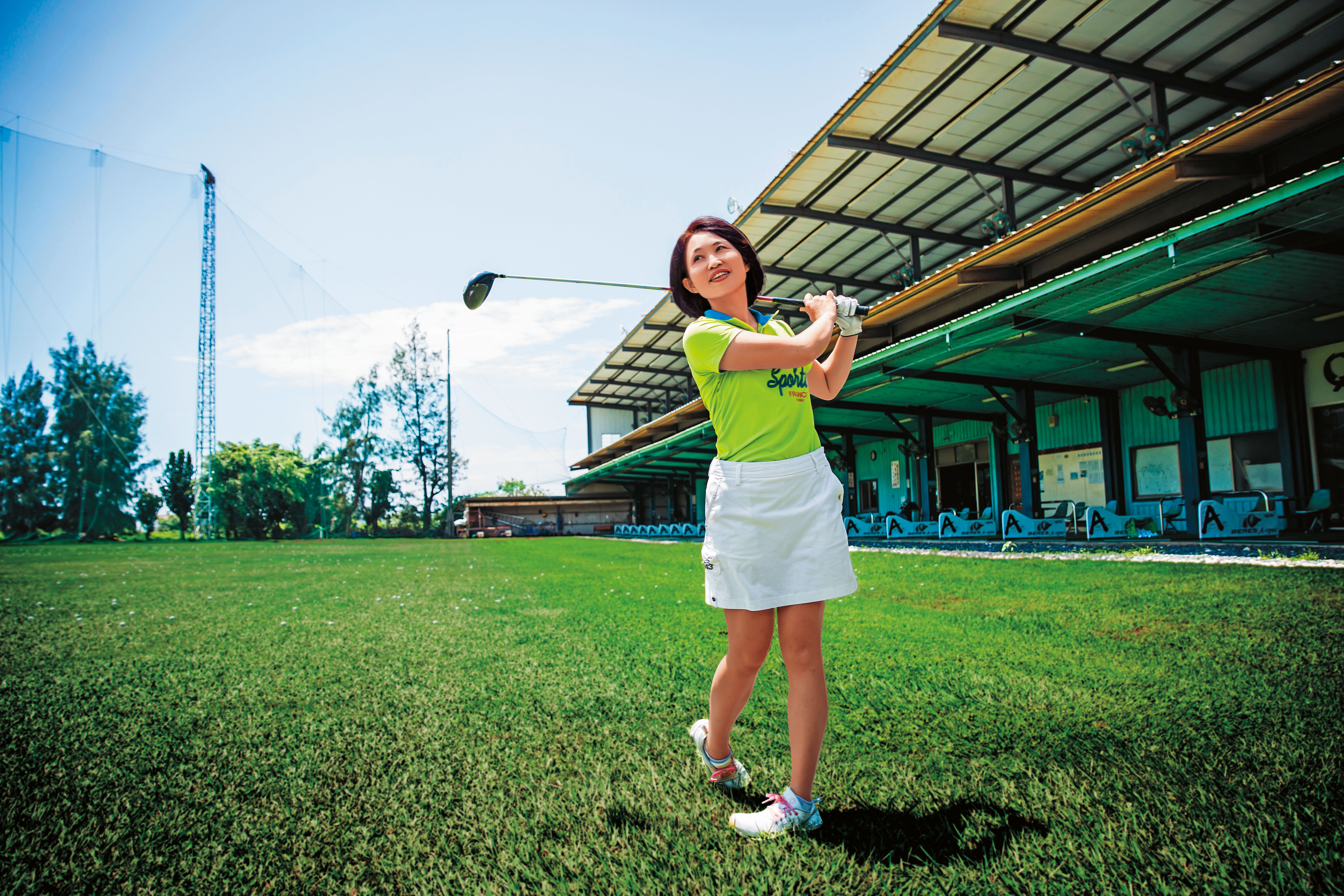 急性子的陳詩慧，學高爾夫球放慢步調，悟出投資急不得。