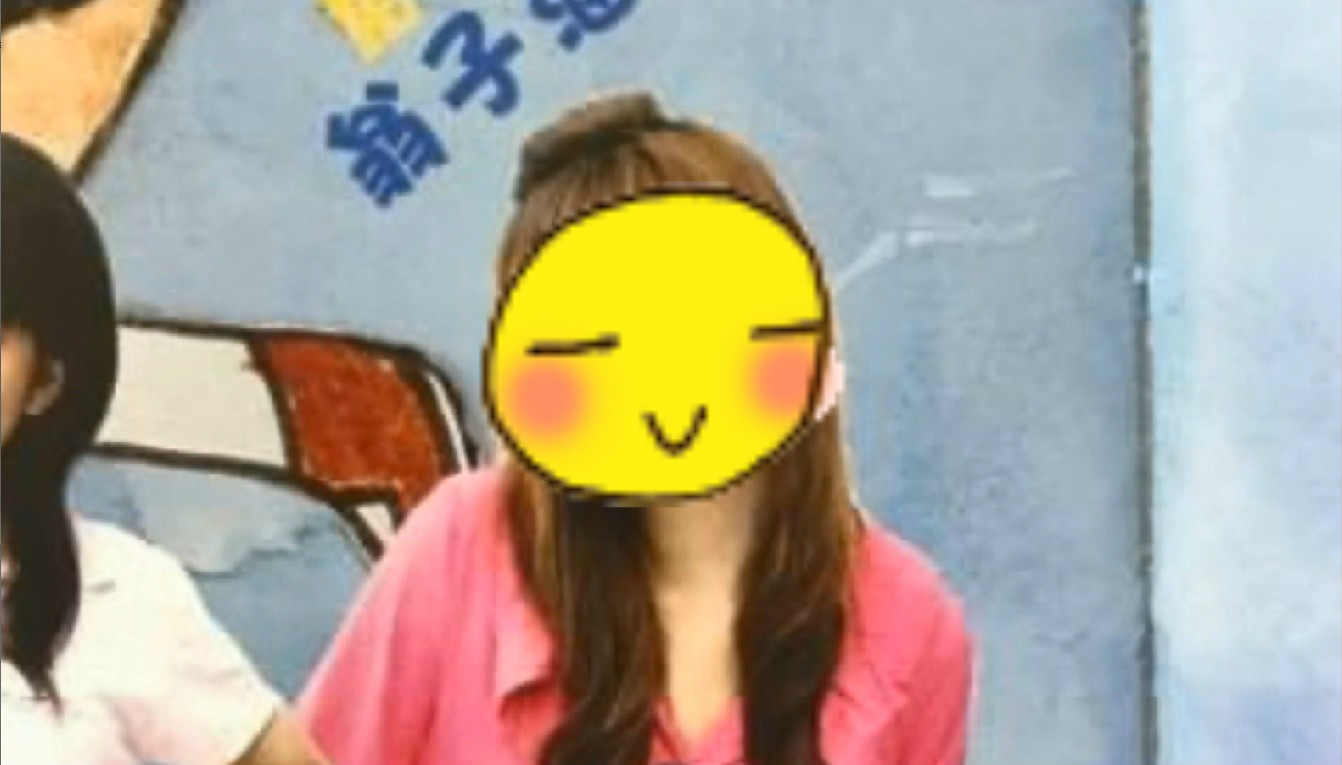 翁子涵的清純舊照出土。（翻攝自東森新聞）