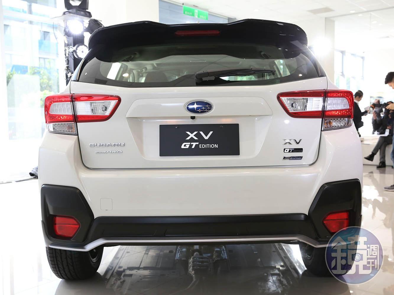 外觀採用GT Edition專屬的空力套件。