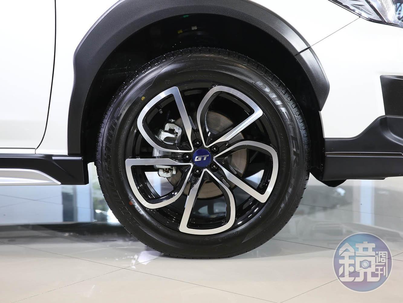 XV GT Edition換上專屬的18吋鋁圈。