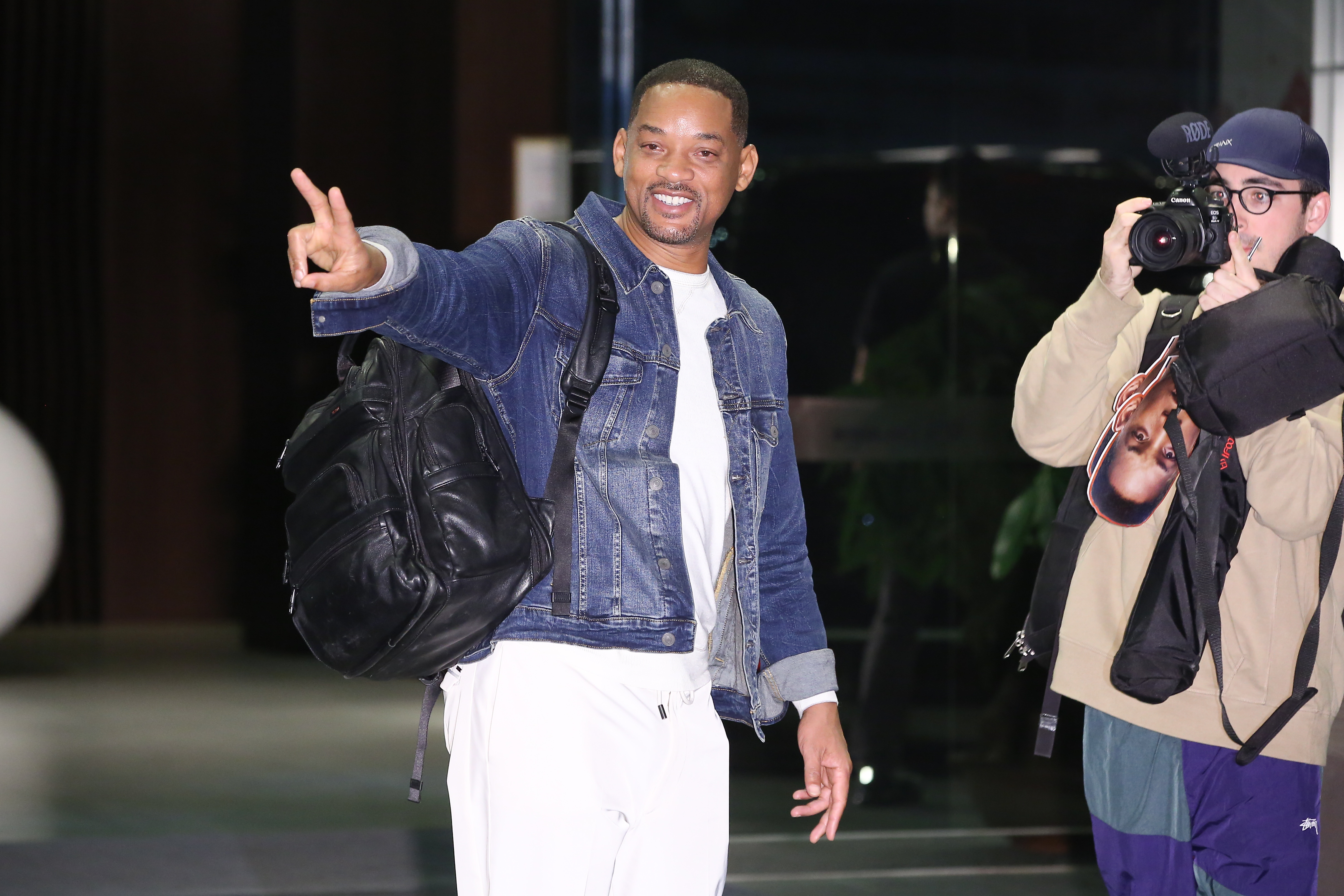 威爾史密斯暌違6年，再次來台宣傳，還自備隨行人員做貼身紀錄。