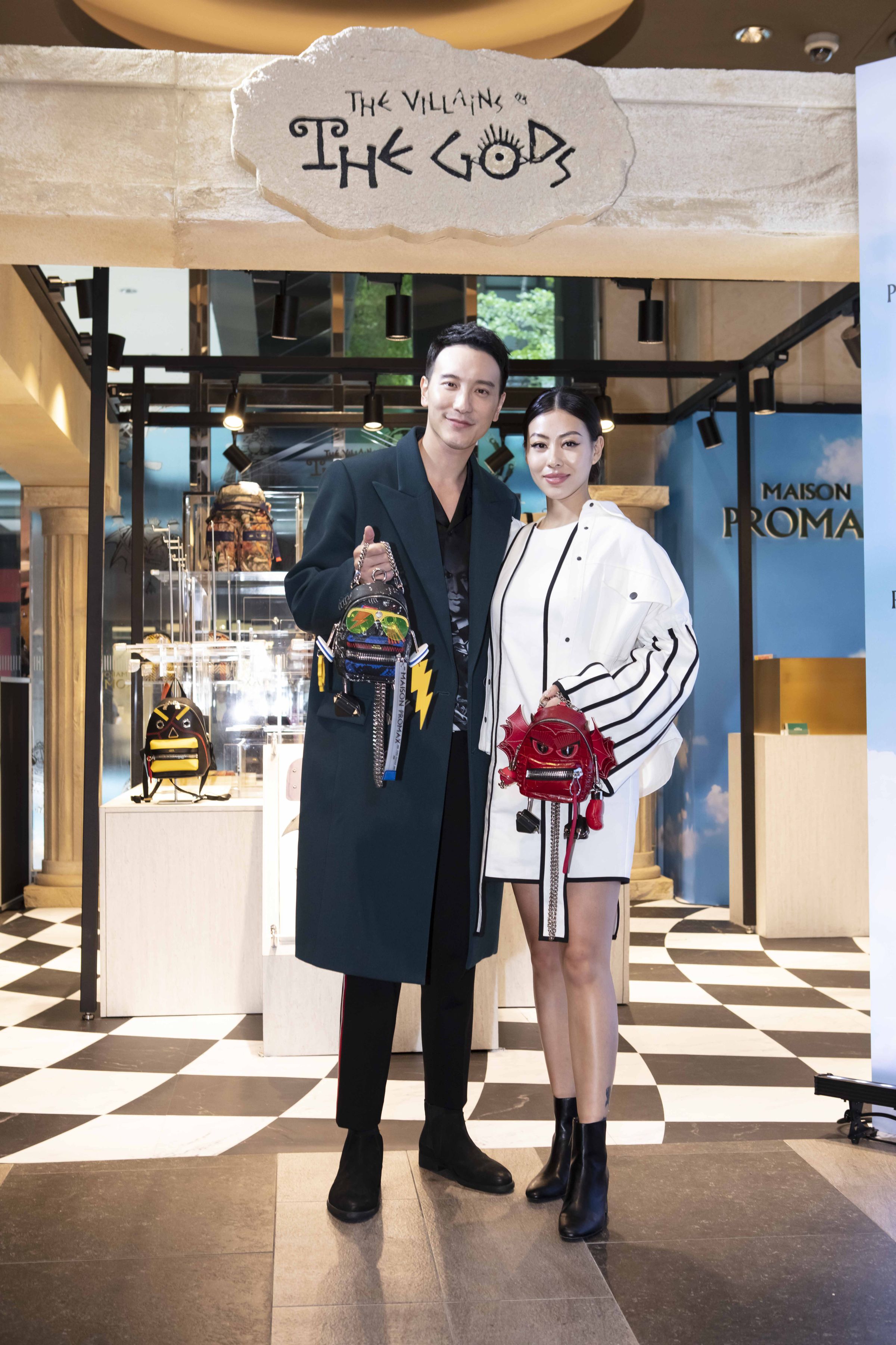 王陽明與蔡詩芸也力挺MAISON PROMAX。（MAISON PROMAX提供）