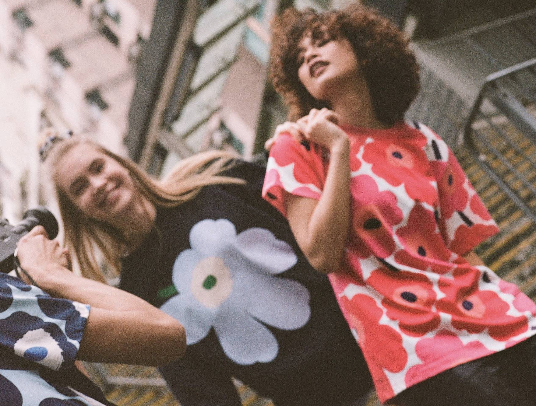 Marimekko Kioski街頭服飾系列針對年輕族群設計，充滿運動休閒感。（永三提供）