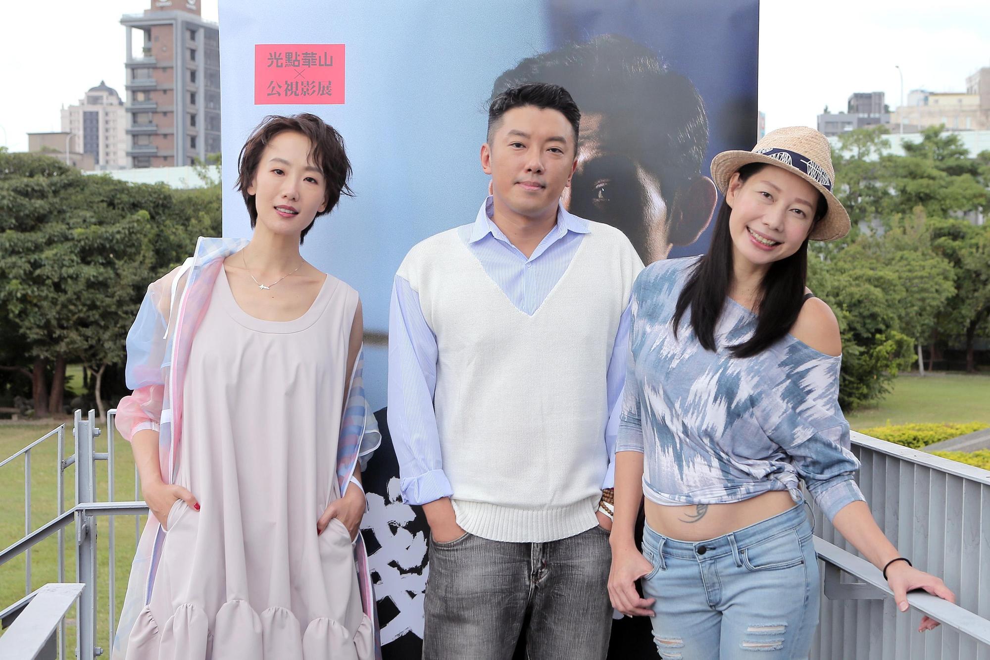 陸明君、段鈞豪、丁寧出席公視人生劇展「殘值」媒體茶敘時暢談拍攝辛酸事。 (公視提供)