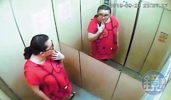 胡嘉嘉(圖)霸屋不還,卻大方在社區出入,讓房東極為憤怒。(讀者提供)