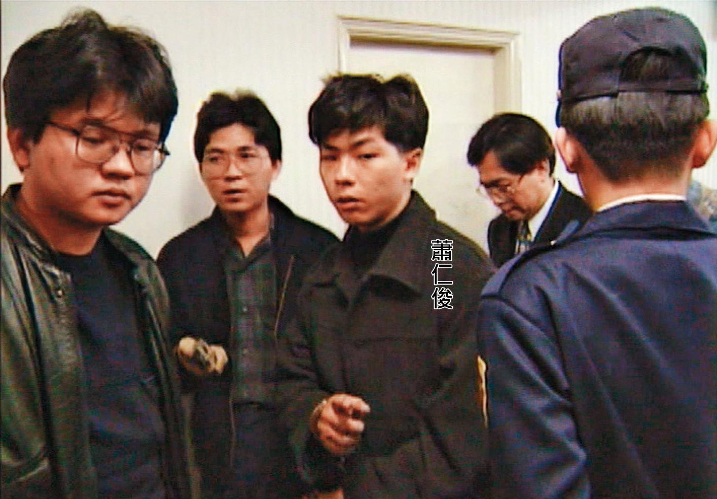 23年前蕭仁俊遭逮時,還眼露凶光,如今卻被認為是死囚模範生。(東森新聞提供)