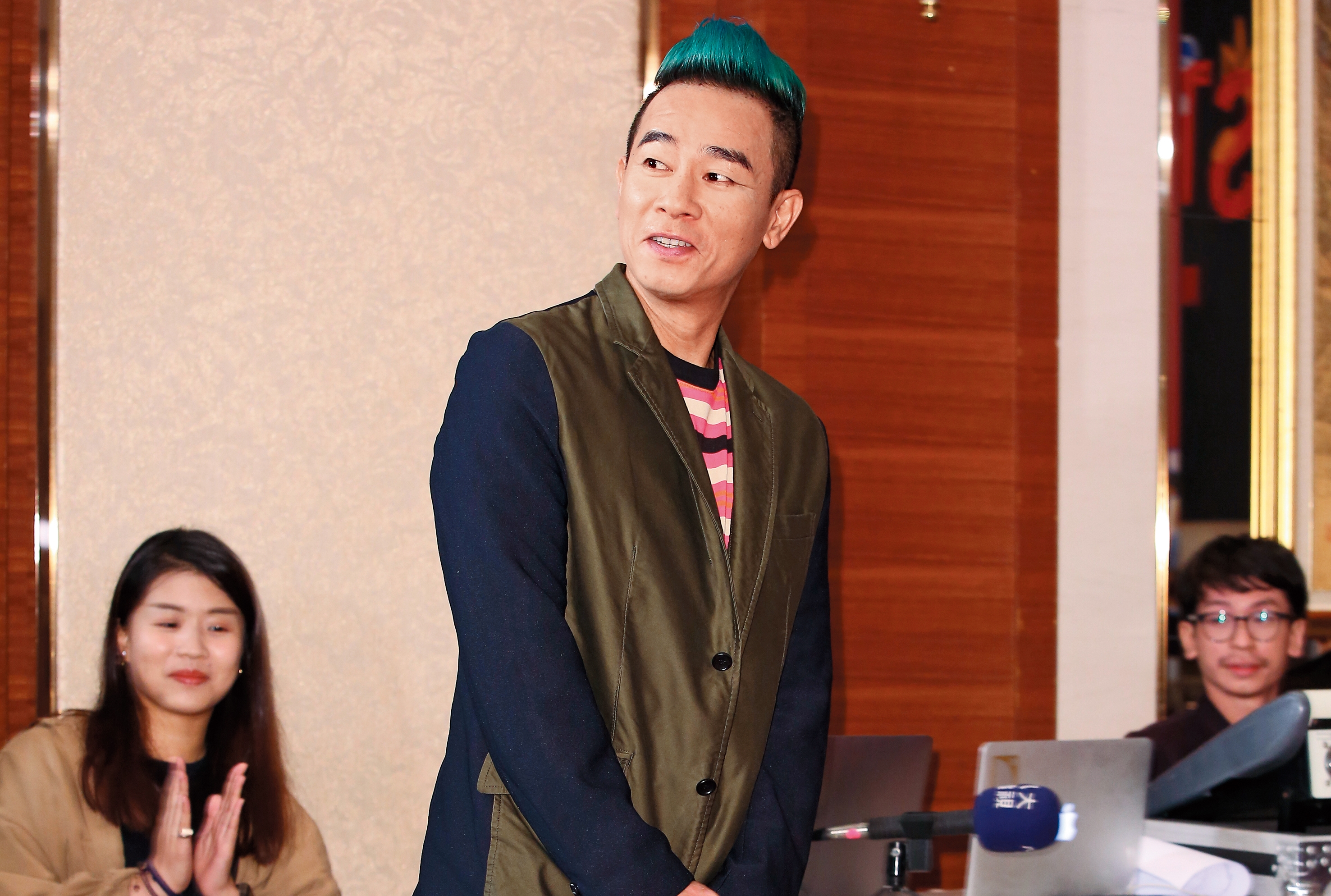 陳小春9月來台參加巡迴演唱會台北站啟動記者會，這次也是他首度來台舉辦演唱會。