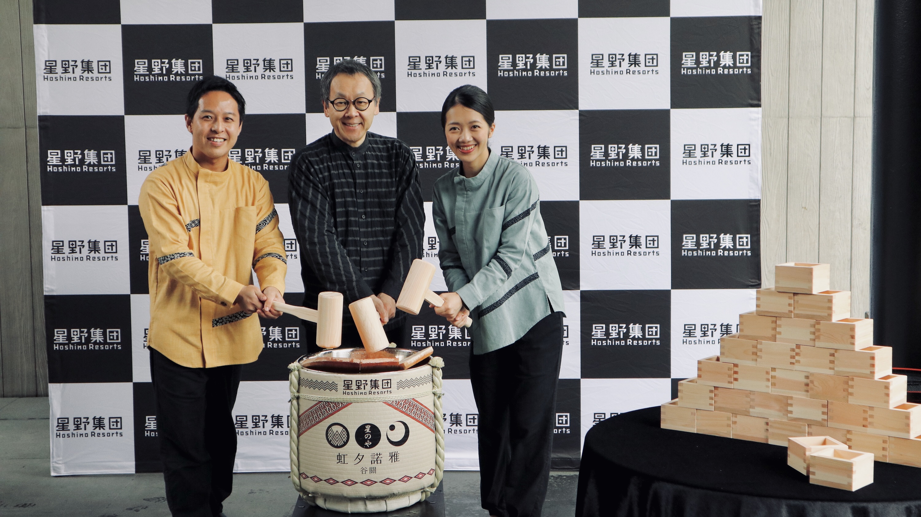 豐興鋼鐵林家找上日本星野集團，在台中打造「虹夕諾雅谷關」。（星野集團提供）