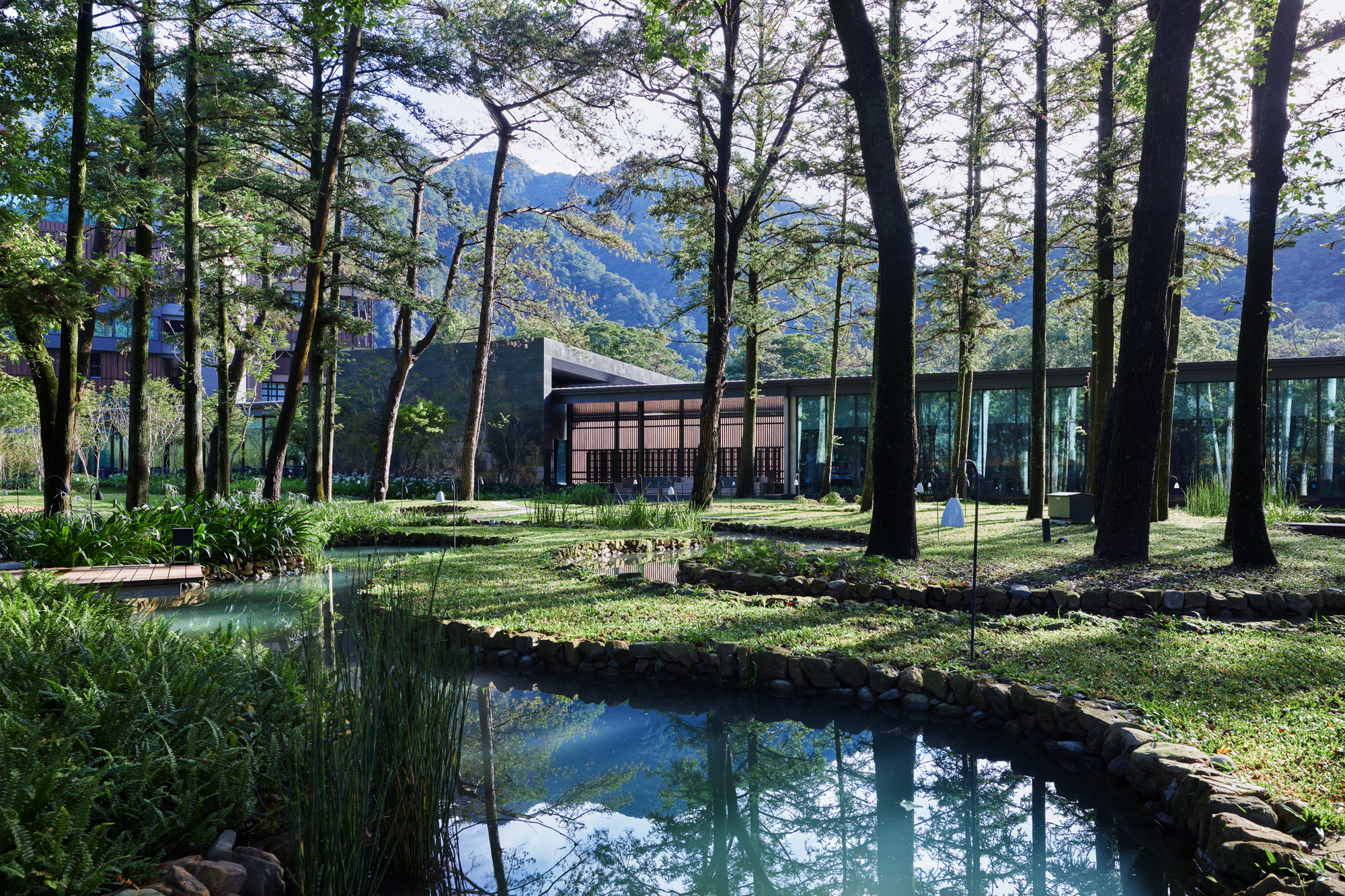 台中谷關有絕美自然景致，吸引林盟弼在此開設飯店。（星野集團提供）